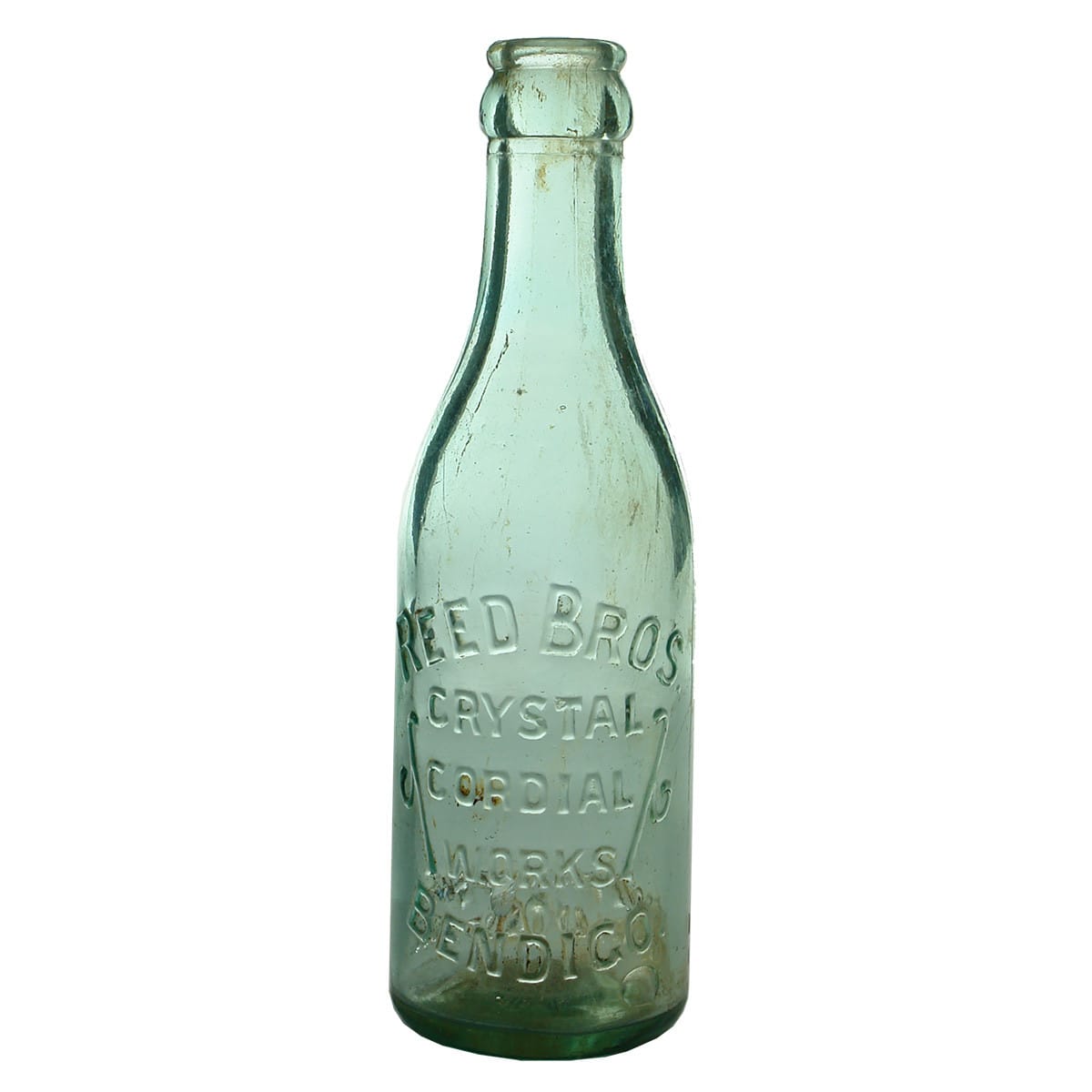 Crown Seal. Reed Bros., Crystal Cordial Works, Bendigo. Fancy Lines. 6 oz. (Victoria)