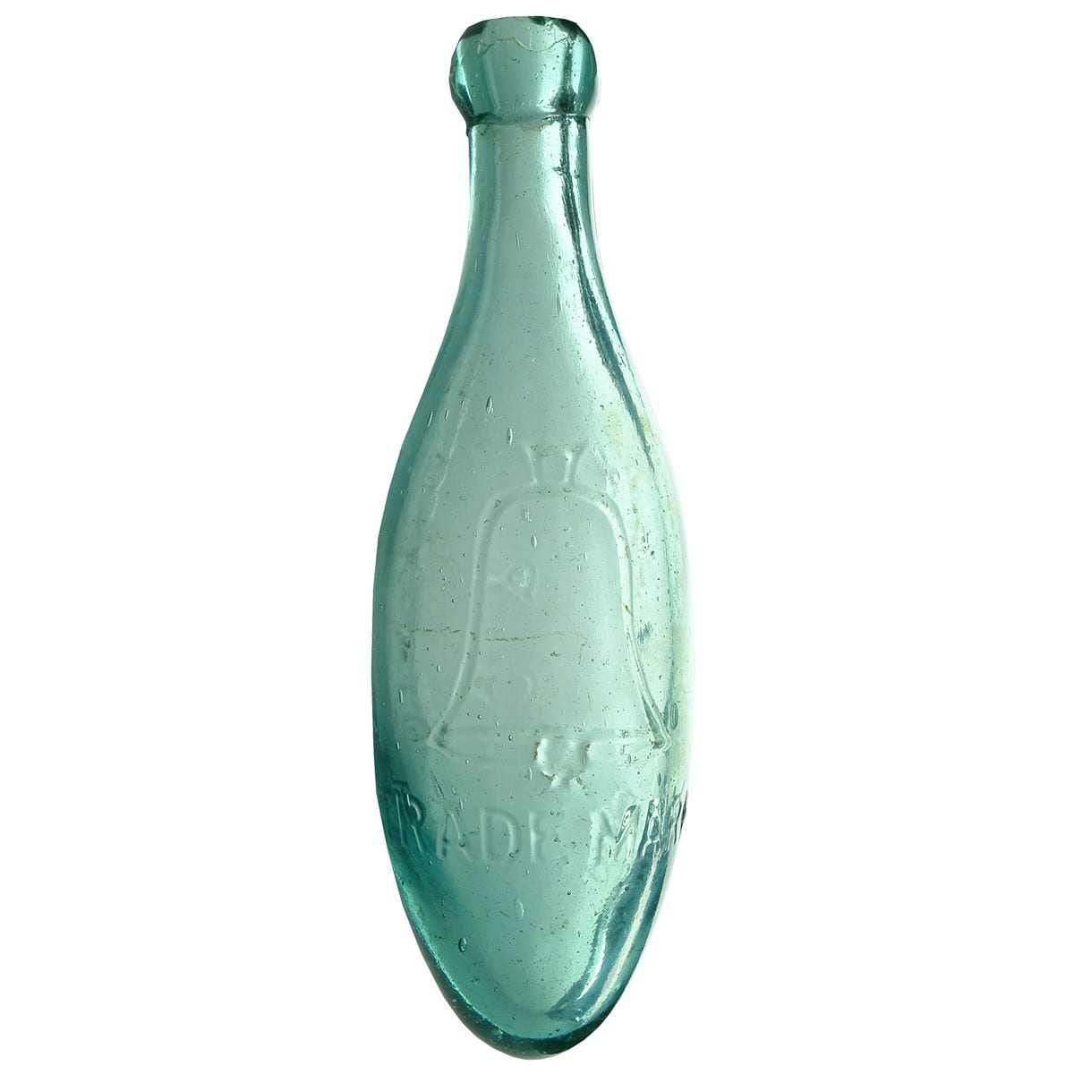 Torpedo. W. E. Gibson & Co., Taralgon (Traralgon). Bell. Aqua. 10 oz. (Victoria)