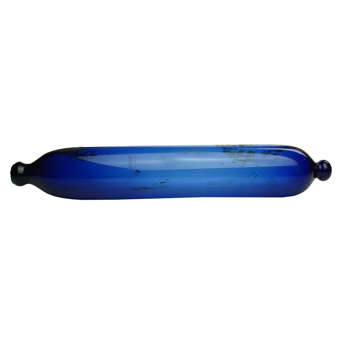 Lighter Cobalt Blue Salt Pig / Rolling Pin.