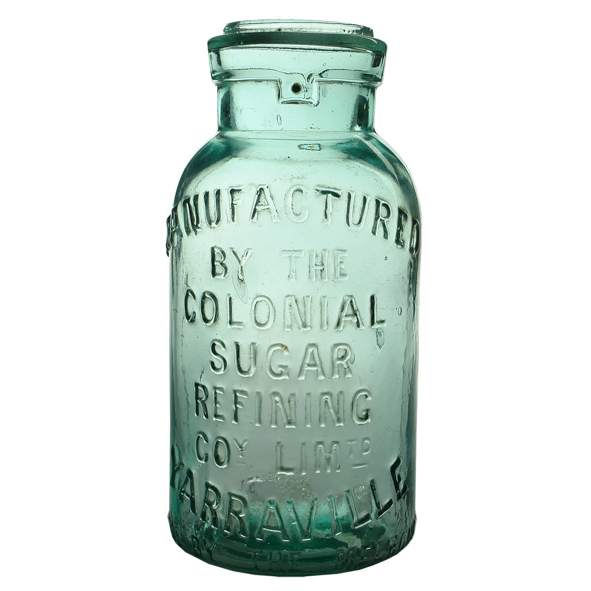 Fruit Jar. Colonial Sugar Refining Co., Yarraville. Quart. (Victoria)