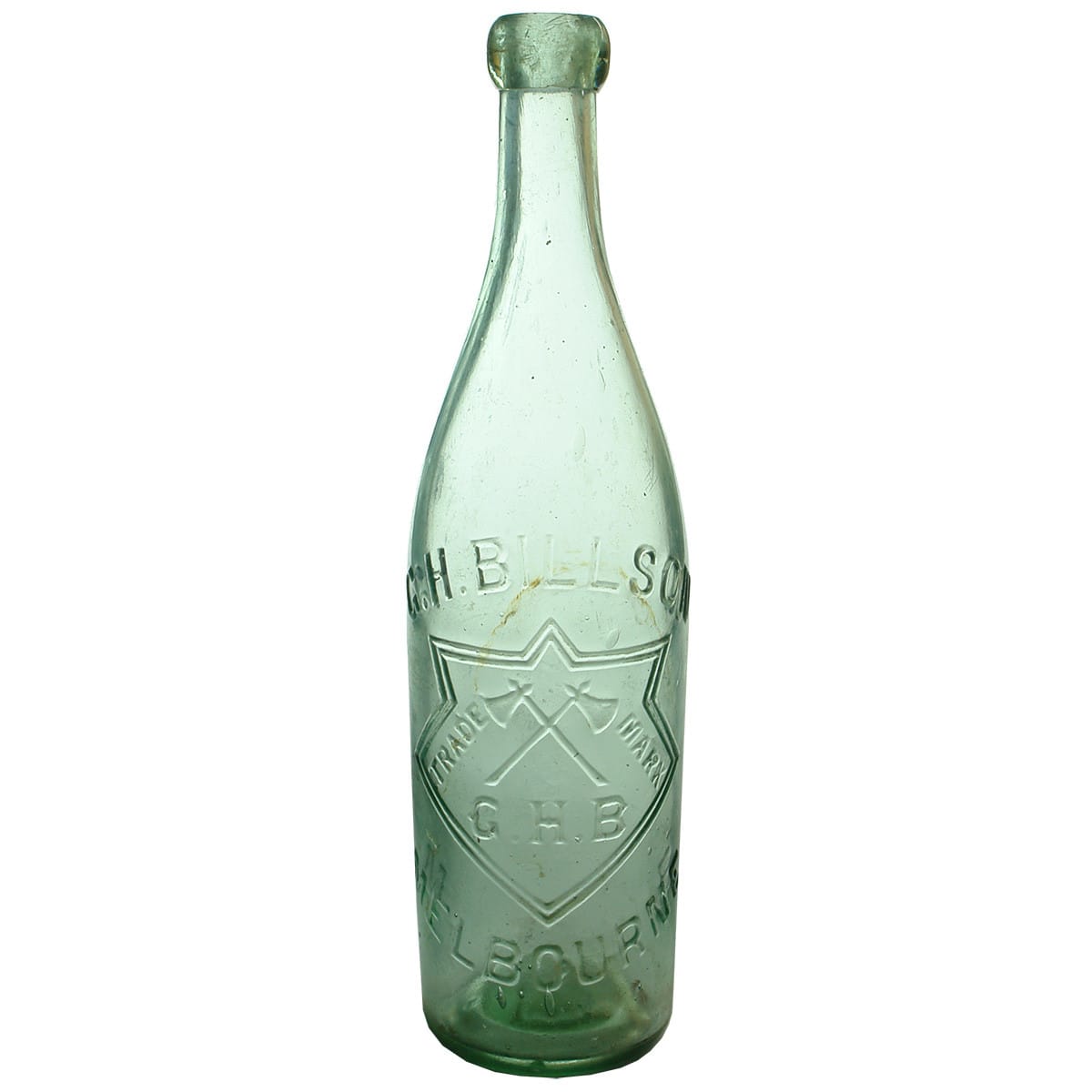 Corker. G. H. Billson, Melbourne. Aqua. 26 oz. (Victoria)