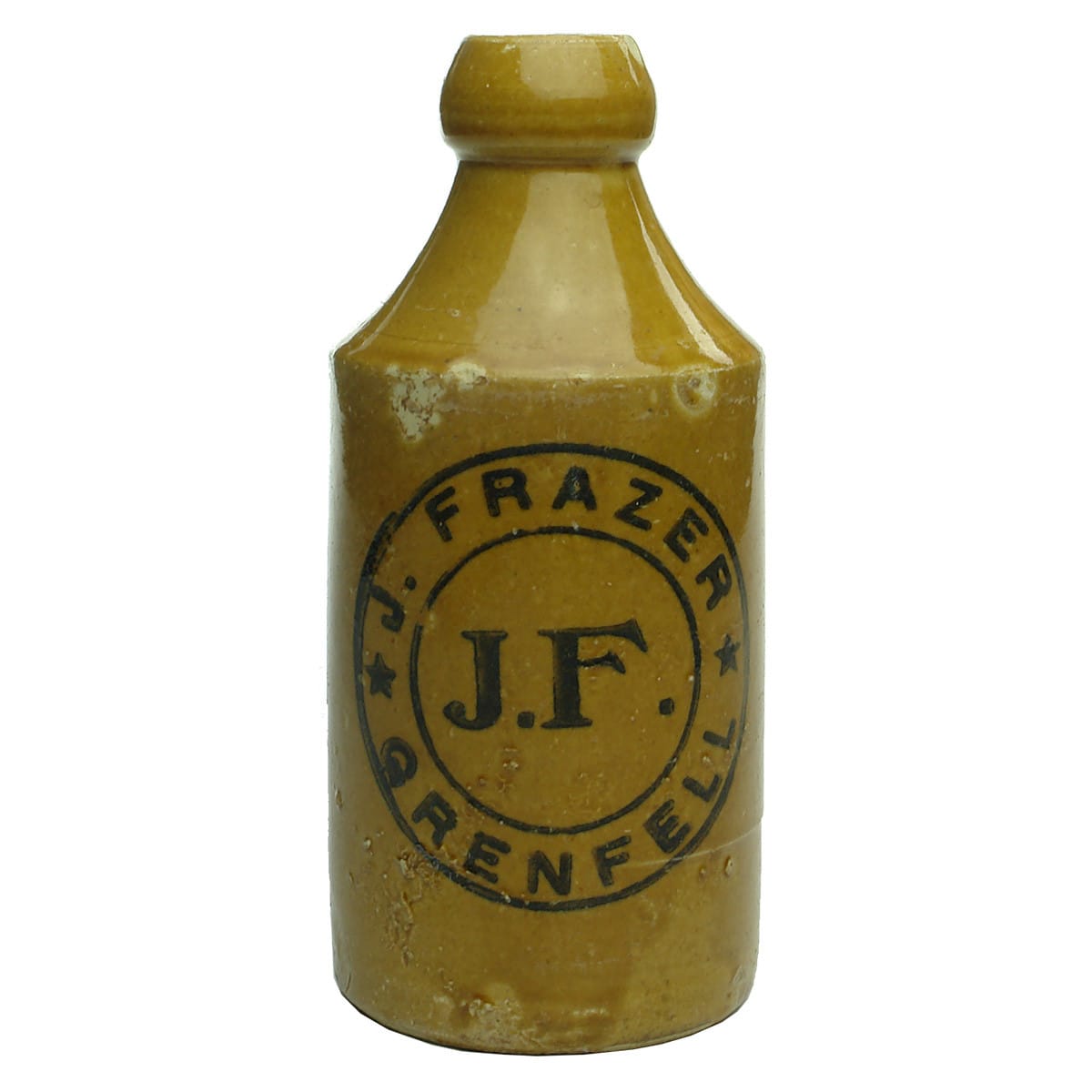 Ginger Beer. J. Frazer, Grenfell. Dump. All Tan. (New South Wales)