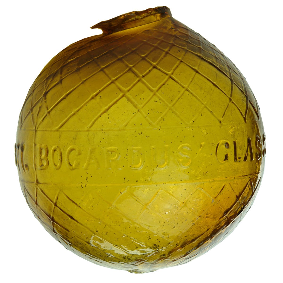 Target Ball. 'Bogardus' Glass Ball Patd Aprl' 10 1877. (United States)