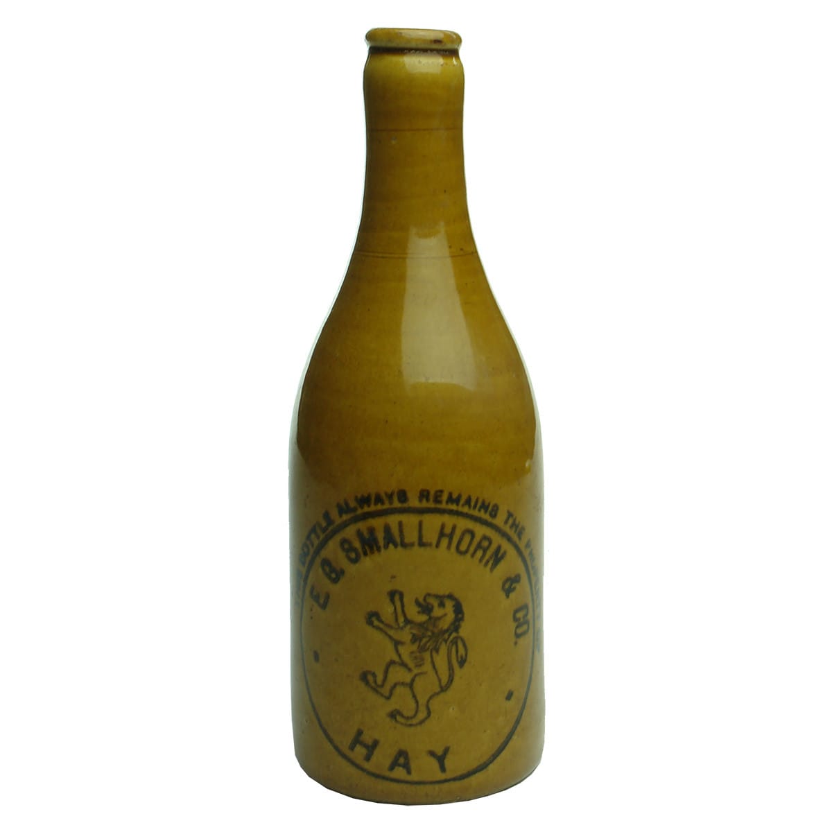 Ginger Beer. E. G. Smallhorn, Hay. Crown Seal. Champagne. All Tan. (New South Wales)