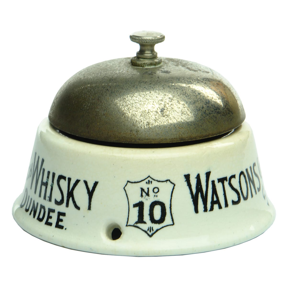 Counter Bell. Watsons Old Scotch Whisky. Dundee. No 10.