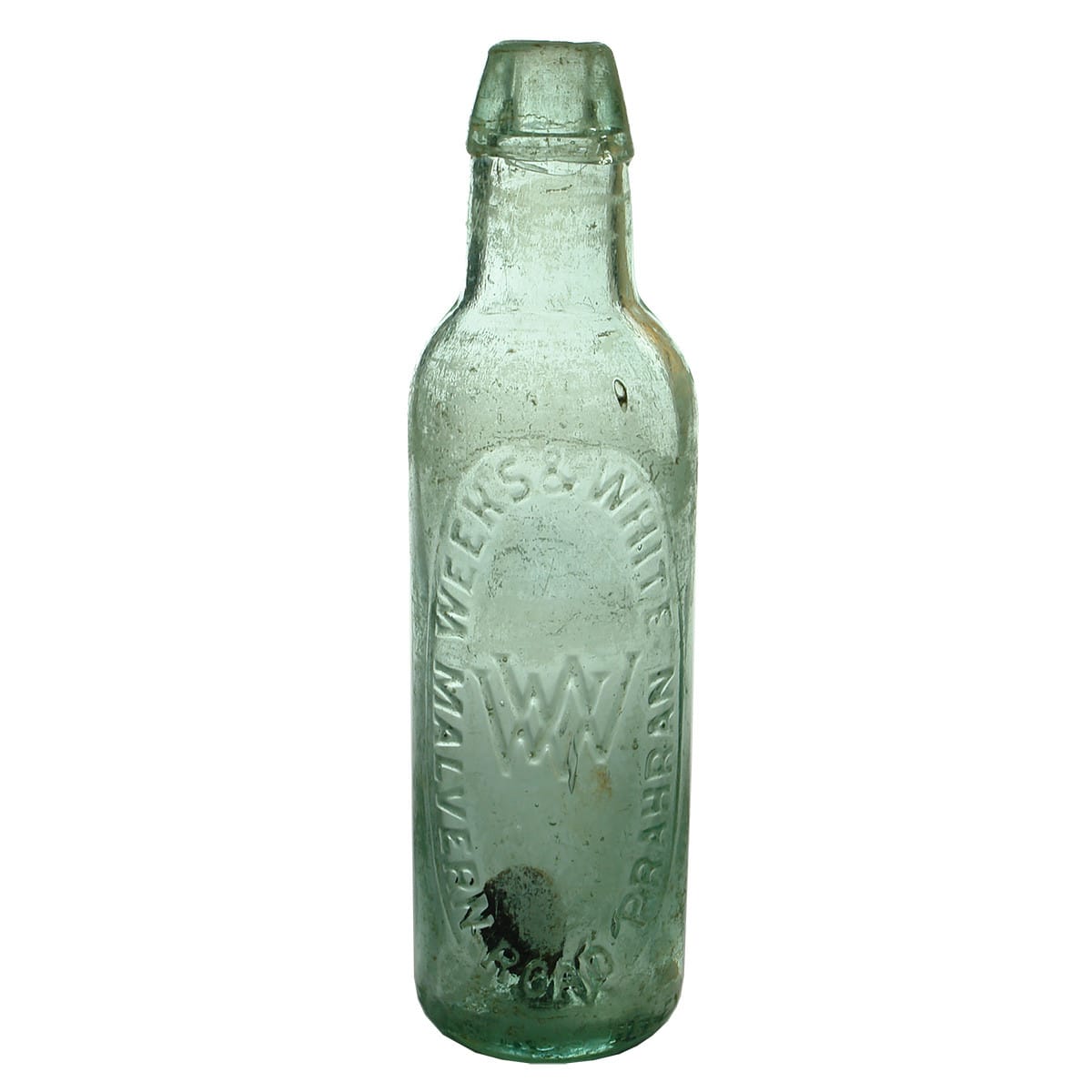 Lamont. Weeks & White, Malvern Road, Prahran. Aqua. 10 oz. (Victoria)