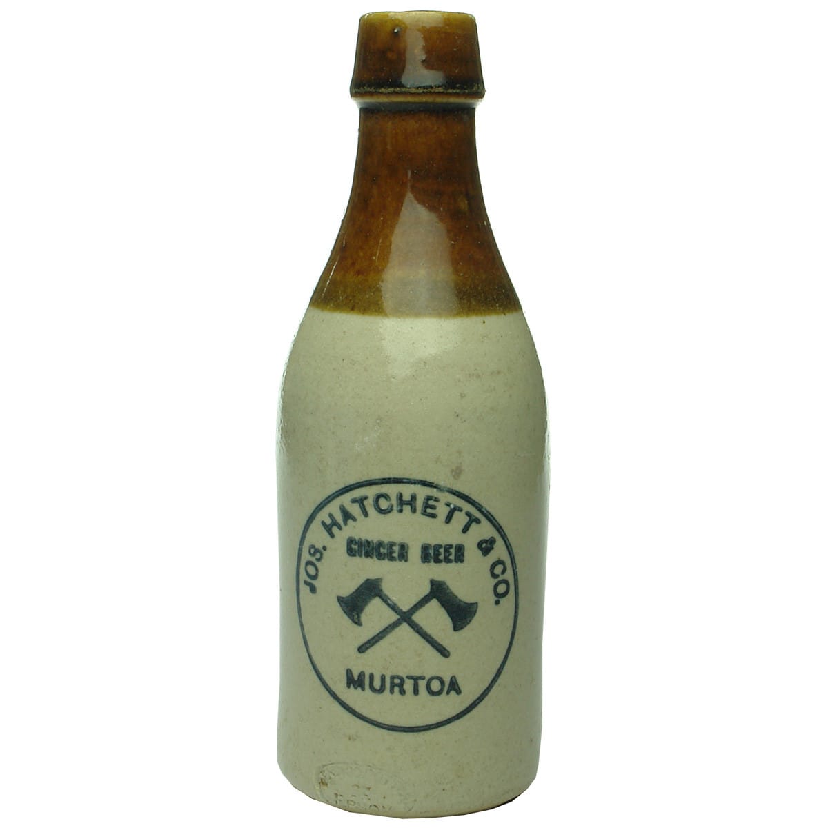 Ginger Beer. Jos. Hatchett & Co, Murtoa. Champagne. Tan Top. (Victoria)