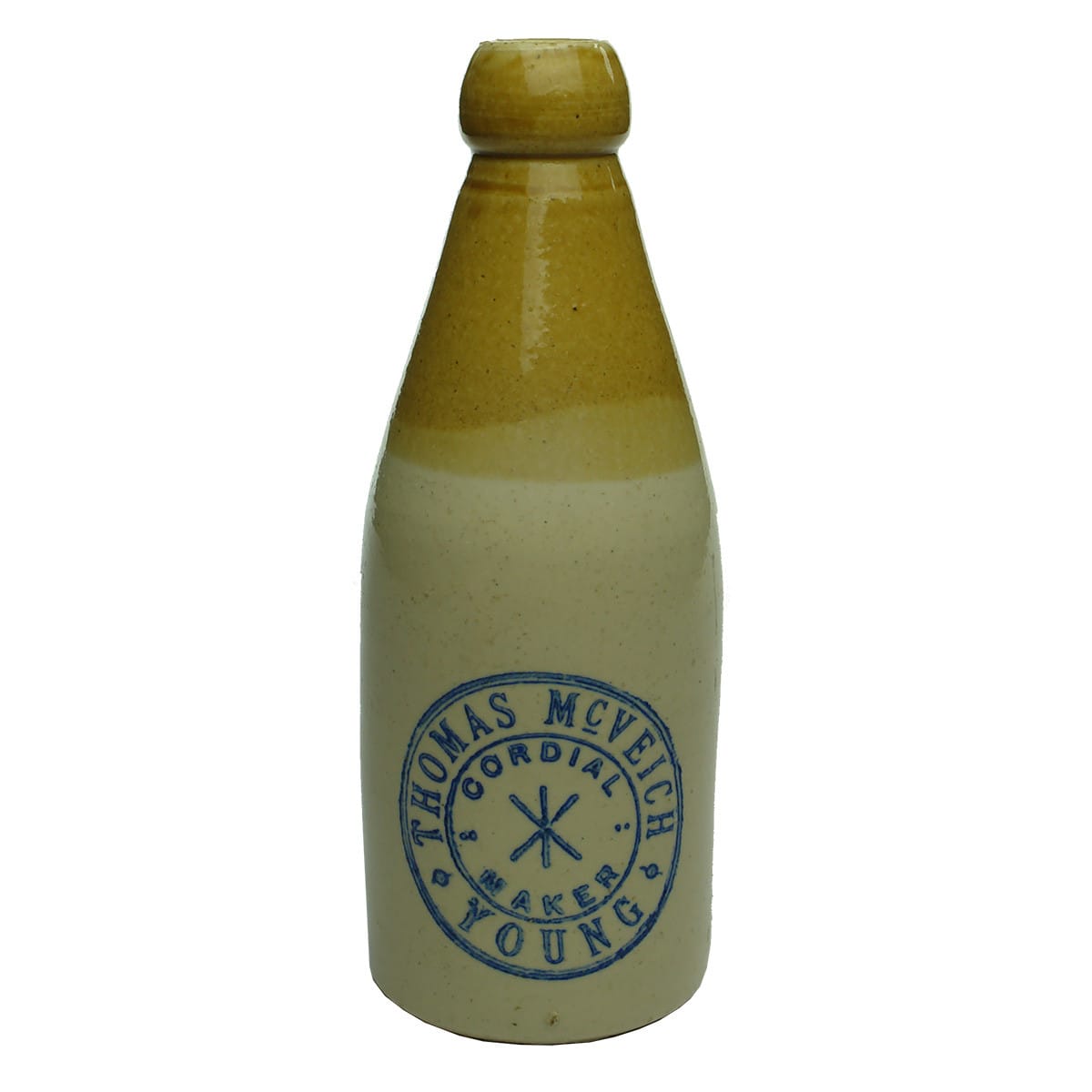 Ginger Beer. Thomas McVeigh, Cordial Maker, Young. Blue Print. (New South Wales)