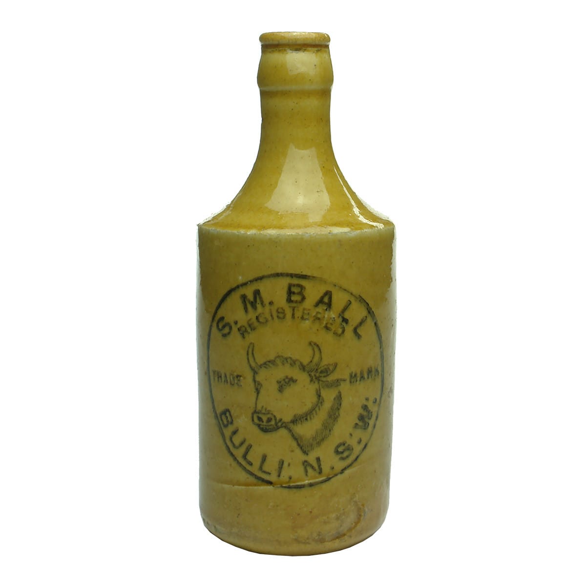 Ginger Beer. S. M. Ball, Bulli. Crown Seal. Dump. All Tan. (New South Wales)