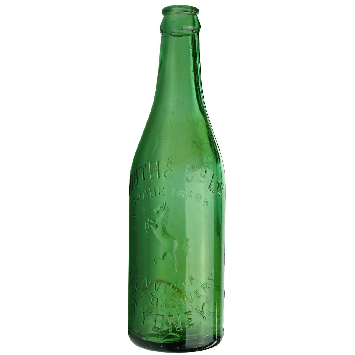 Crown Seal. Tooth & Co Ltd, Sydney. Invicta Kent Brewery. Green. 10 oz. (New South Wales)