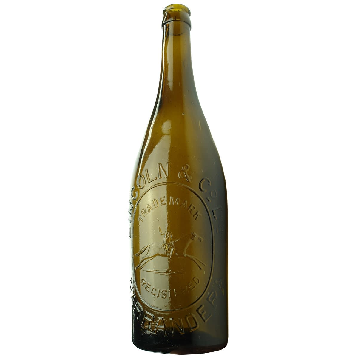 Crown Seal Beer.  Lincoln & Co Ltd, Narrandera.  Amber.  26 oz. (New South Wales)