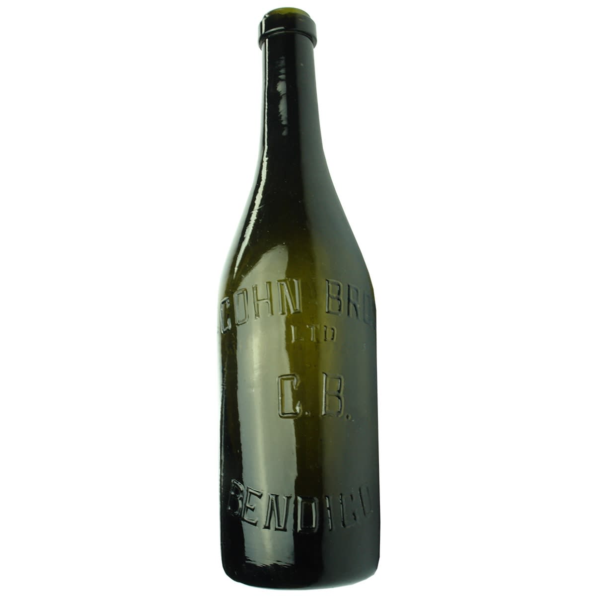 Beer. Cohn Bros Ltd., Bendigo. Ring Seal. Dark Olive Green. 26 oz. (Victoria)