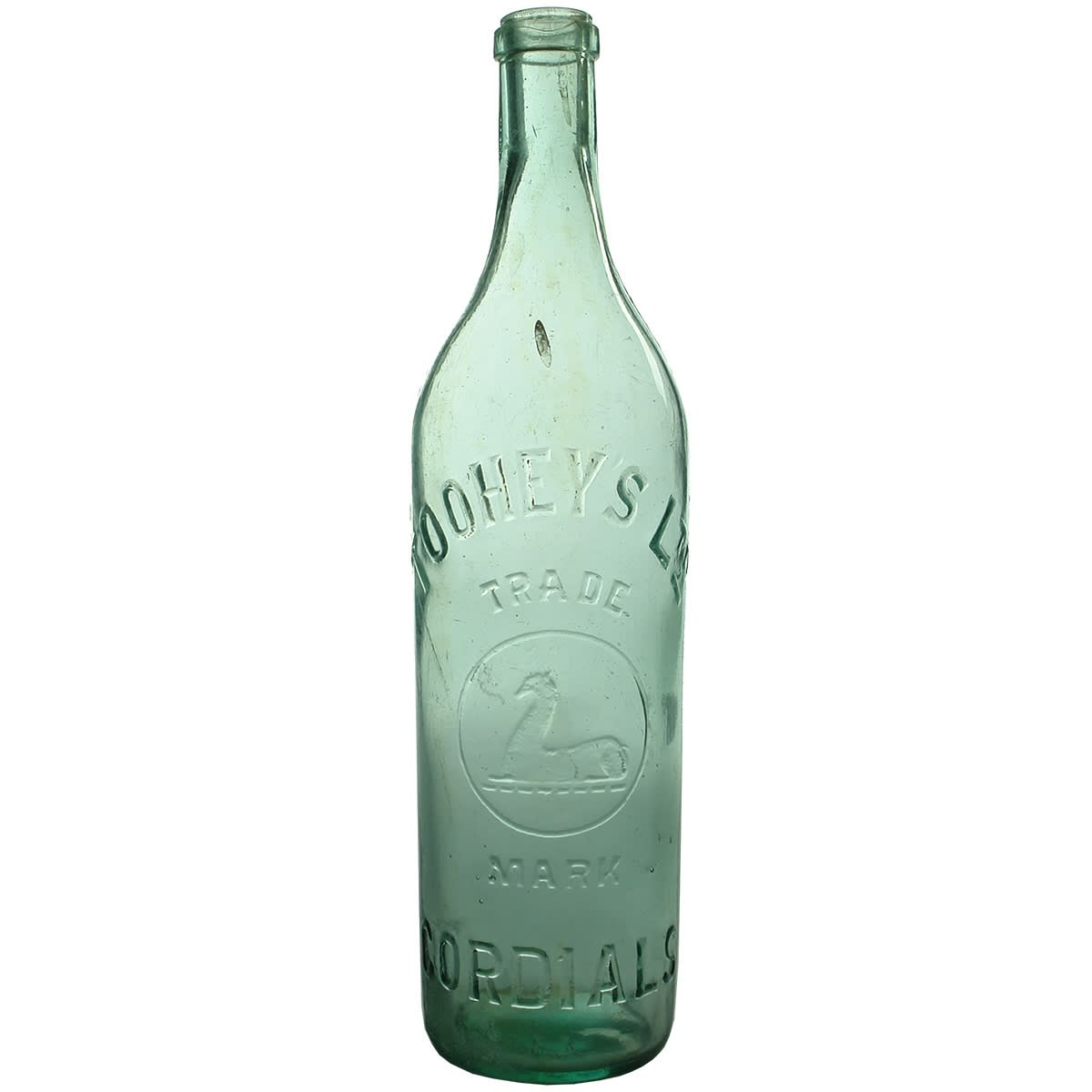 Cordial. Toohey's Ltd, Sydney. Vance & Ross. Aqua. 26 oz. (New South Wales)