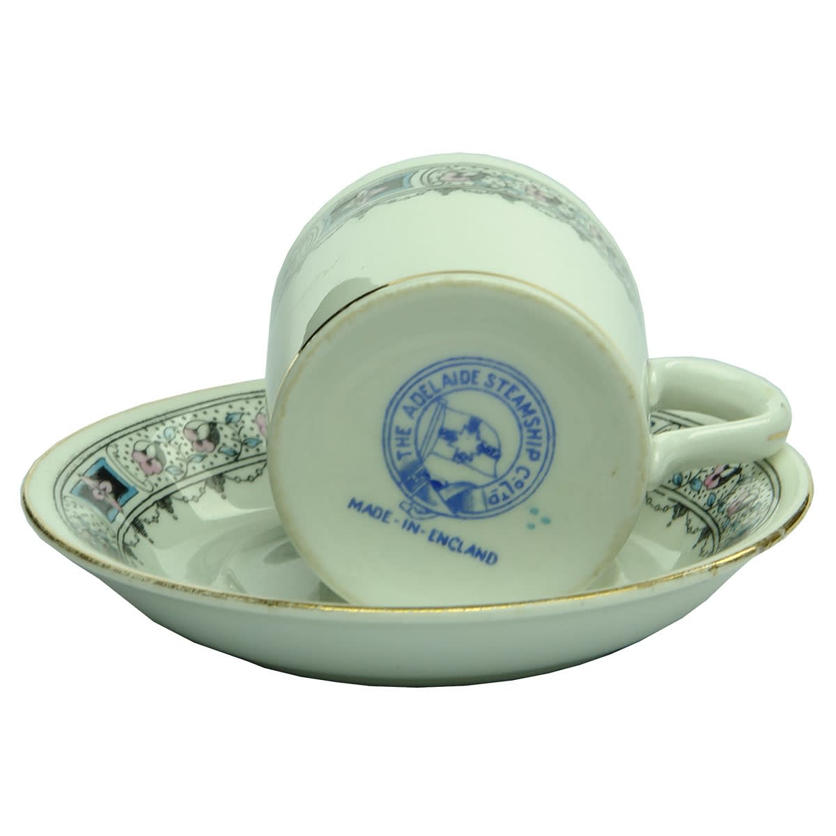 Hotelware. The Adelaide Steamship Co Ltd Cup and Saucer. (South Australia)