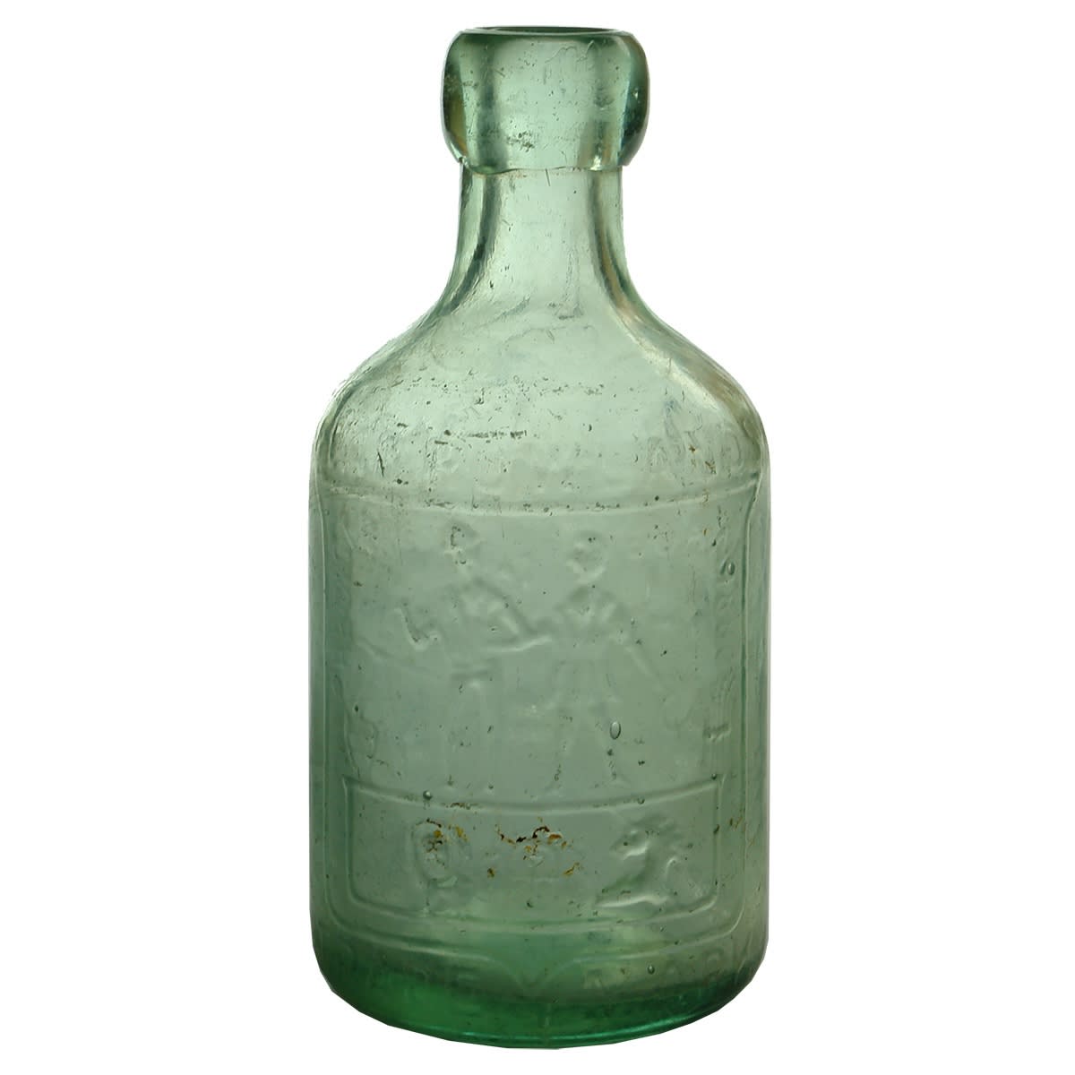 Blob Top Dump Soda. Rowlands, Ballarat & Melbourne. Miner & Farmer. No base mark. (Victoria)