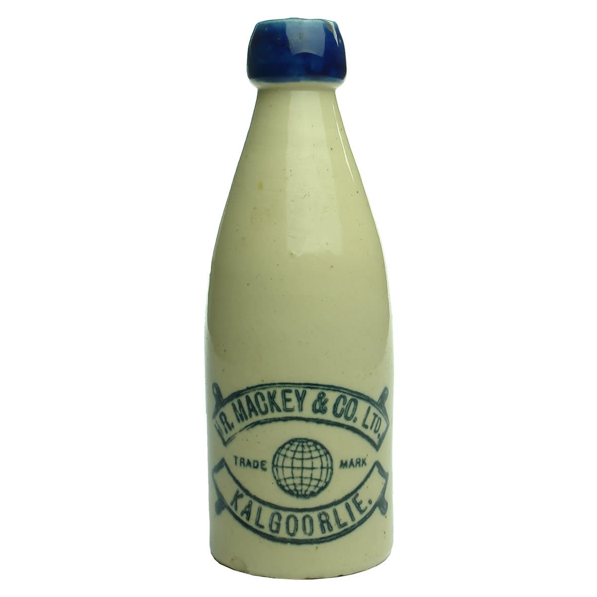 Ginger Beer. R. Mackey & Co. Ltd., Kalgoorlie. Price Bristol. Blue Lip. Champagne. (Western Australia)