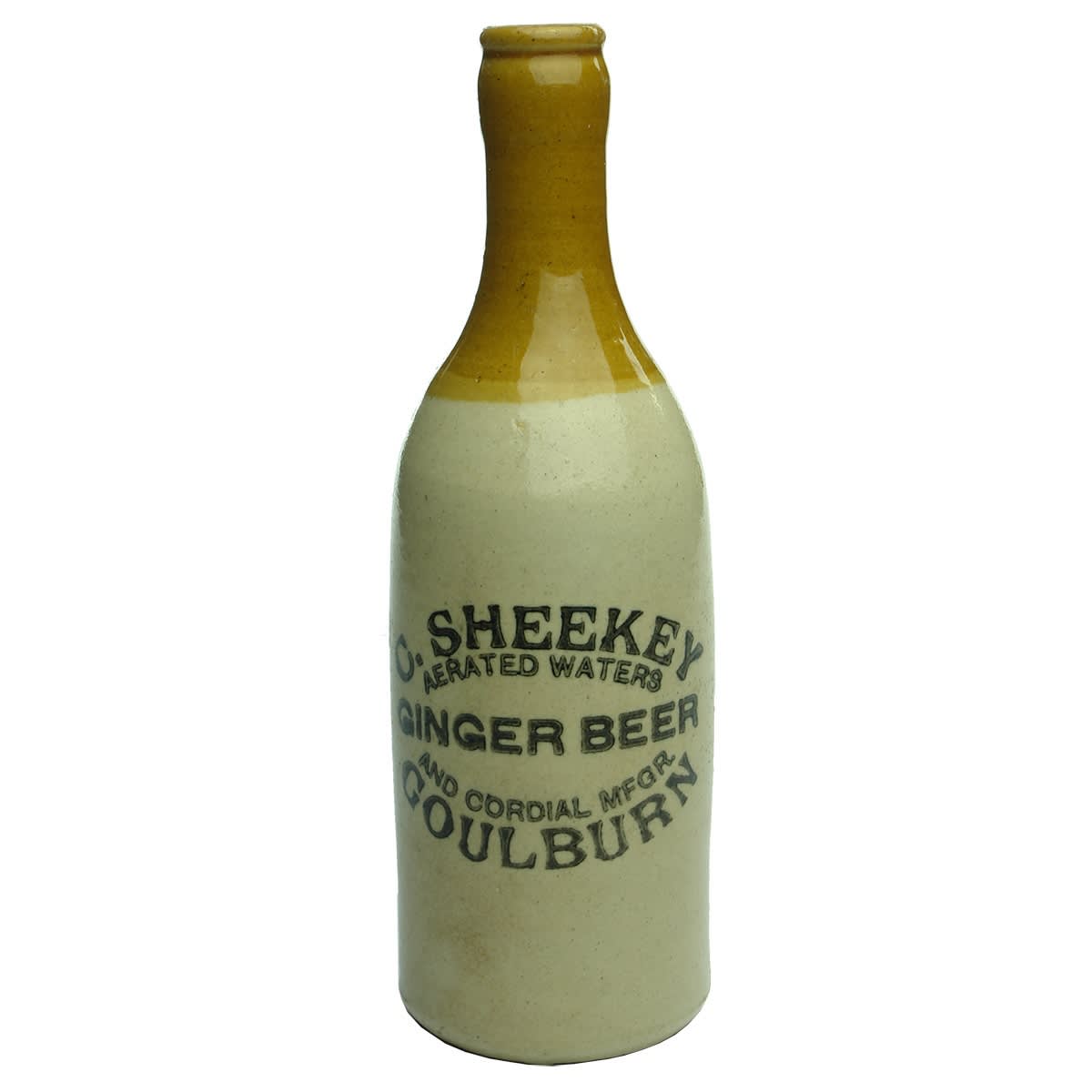 Ginger Beer. C. Sheekey, Goulburn. Crown Seal. Tan Top. (New South Wales)
