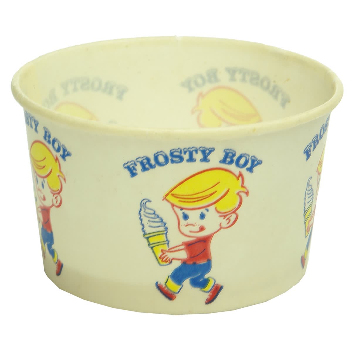 Wax Ice Cream Cup. Frosty Boy.
