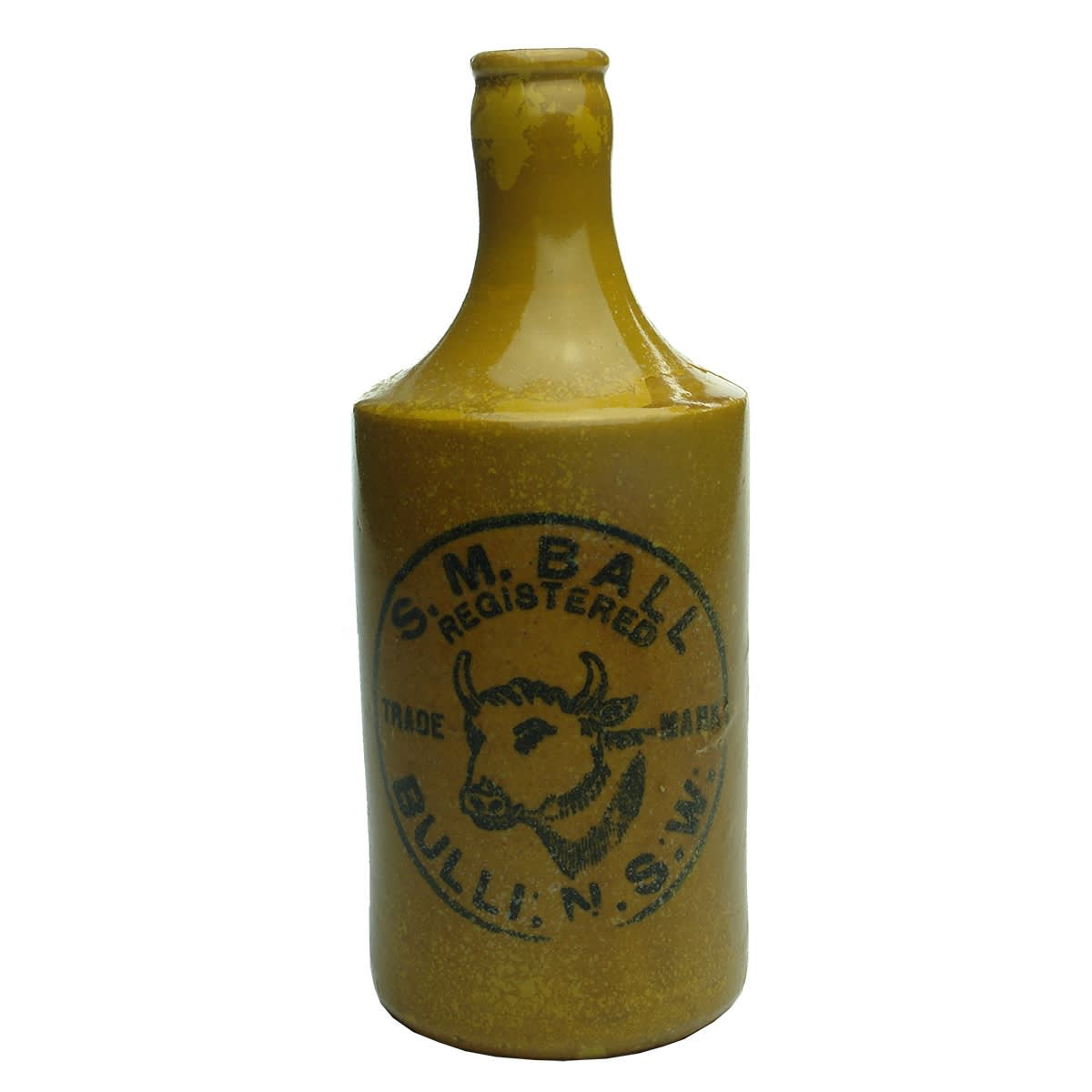 Ginger Beer. S. M. Ball, Bulli. Crown Seal. Dump. All Tan. (New South Wales)