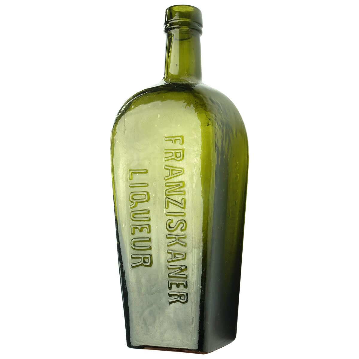 Spirits. Franziskaner Liqueur. Green. 20 oz. (Germany)