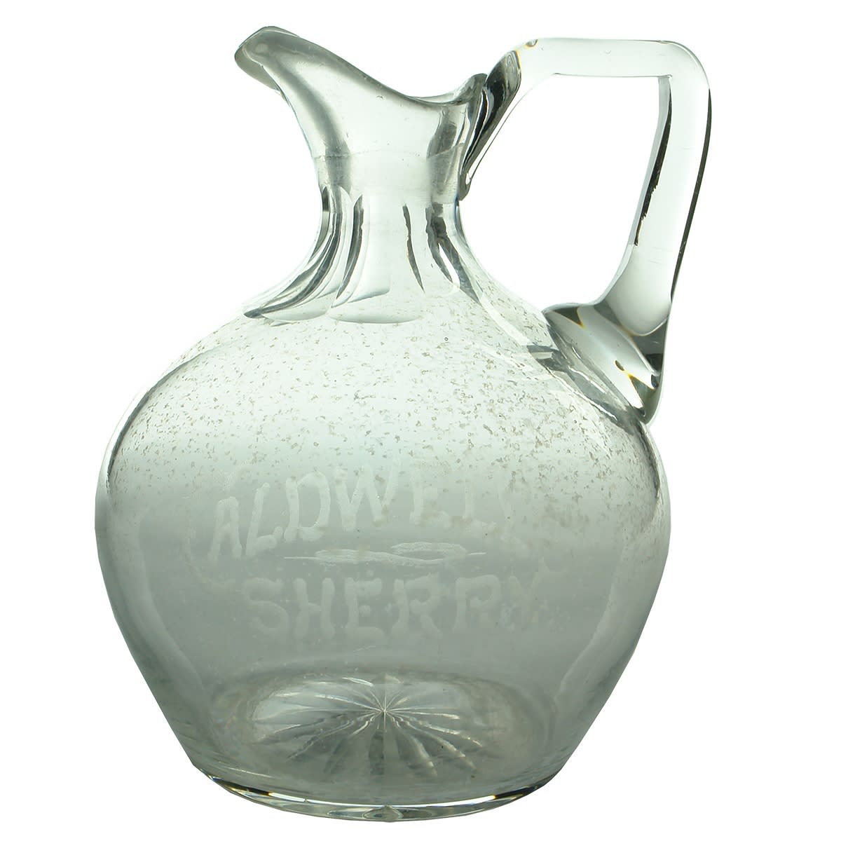 Wine Decanter. Caldwell's Sherry. (New South Wales)