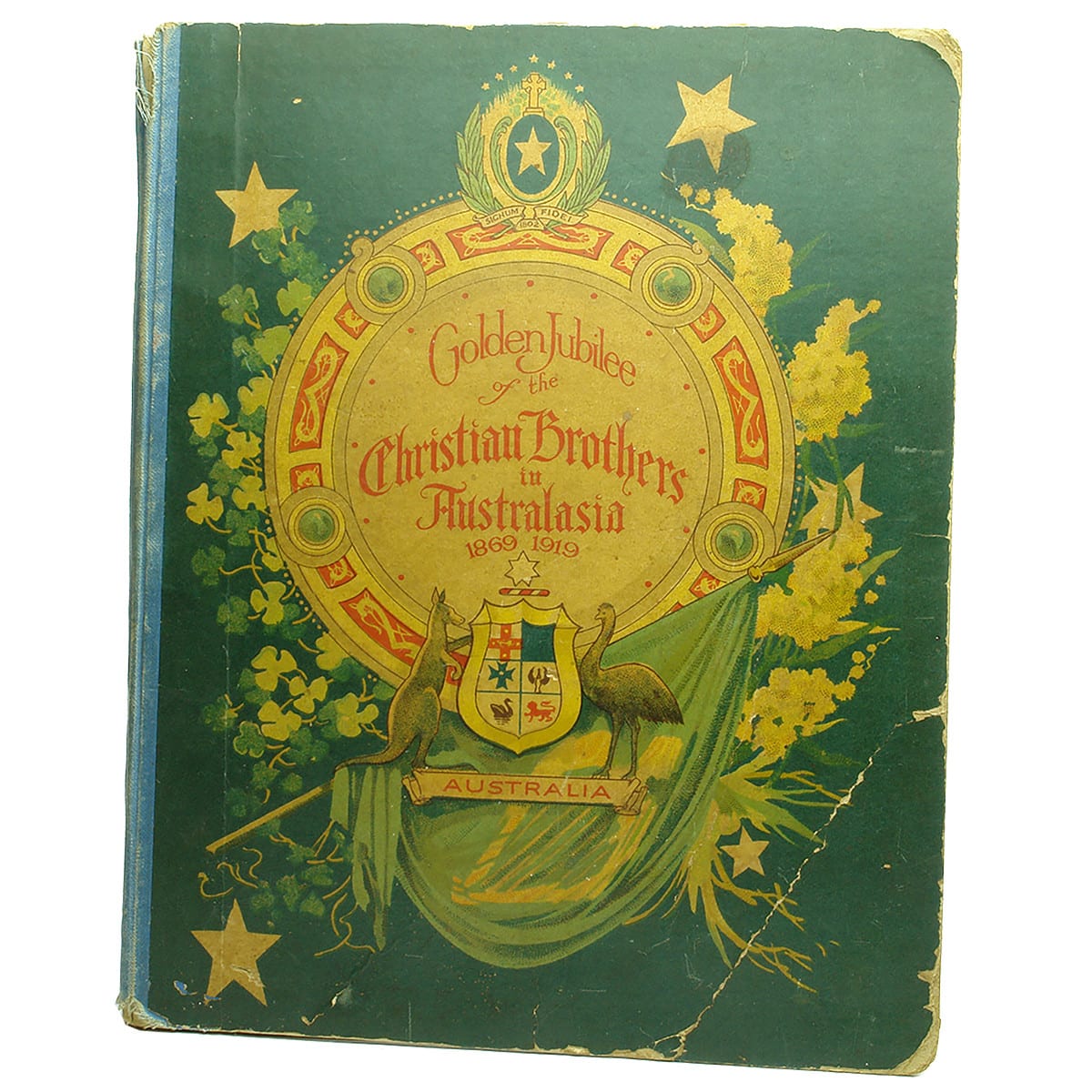 Book. Golden Jubilee of the Christian Brothers in Australasia. 1869 - 1919. (Printed in November 1918)