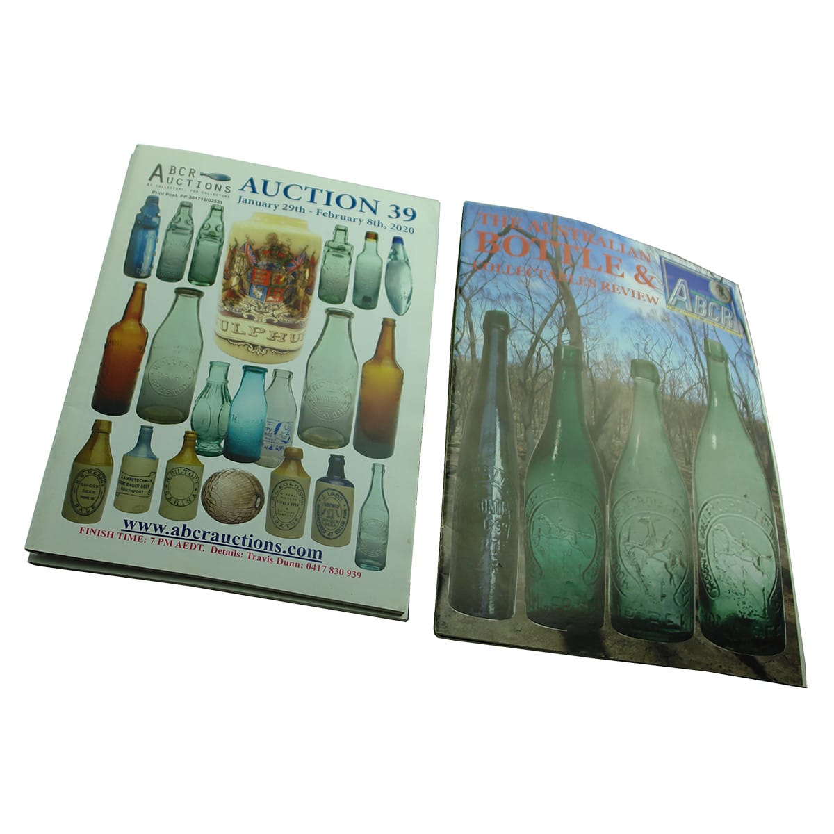 Large Lot (150 or so) Bottle Collecting References: 119 Australian Magazines (1983 - 2023); Old Bottles by Ken Arnold; 34 ABCR Auction Catalogues. (Pickup only, too heavy for post)