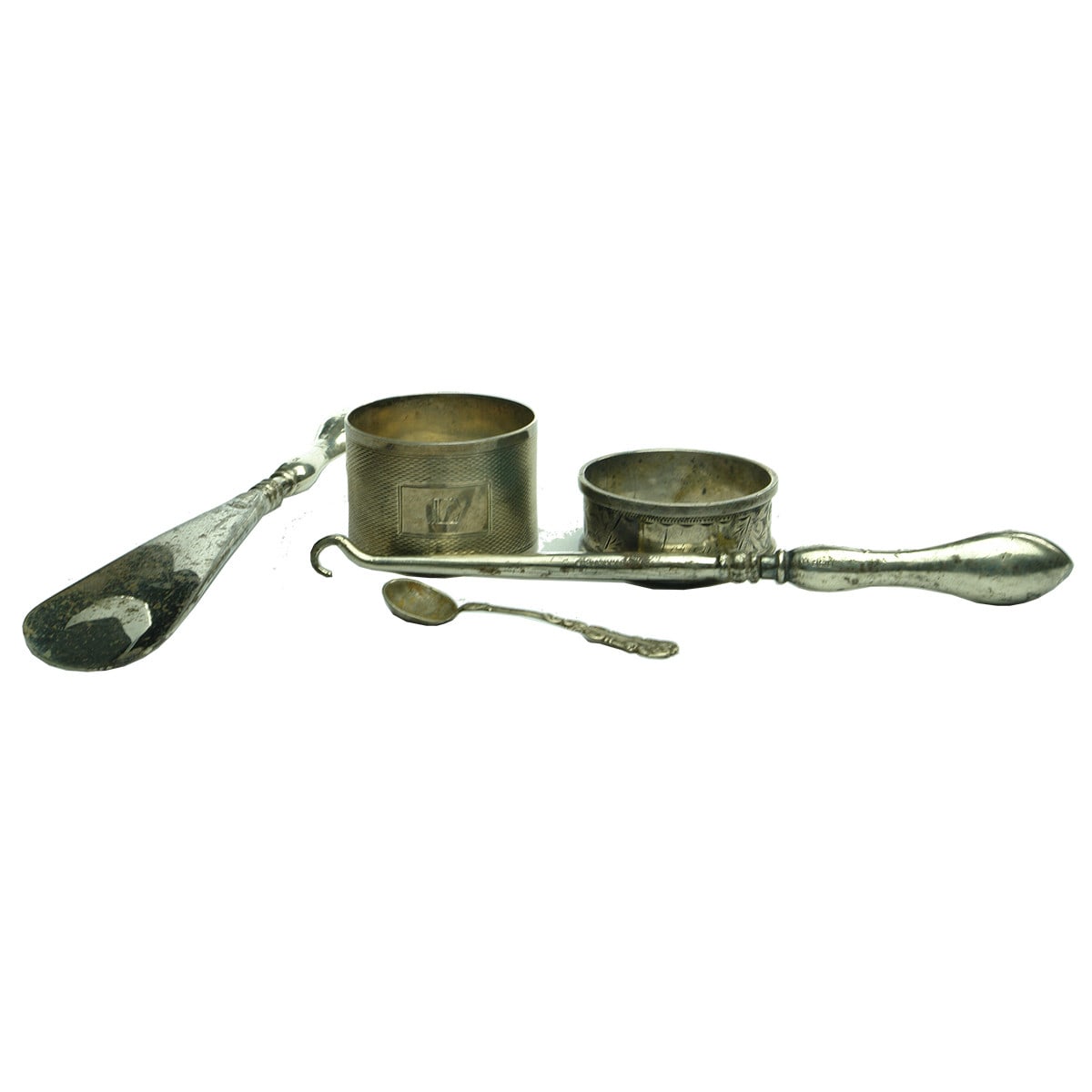 Metalware. Selection of Hall Marked Silver Items.