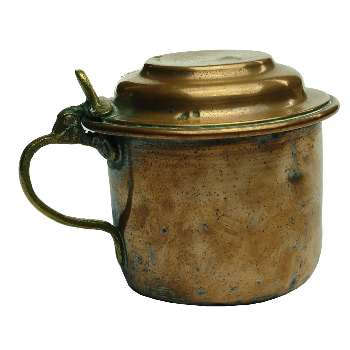 Lidded Cup. Copper, Brass & Pewter?