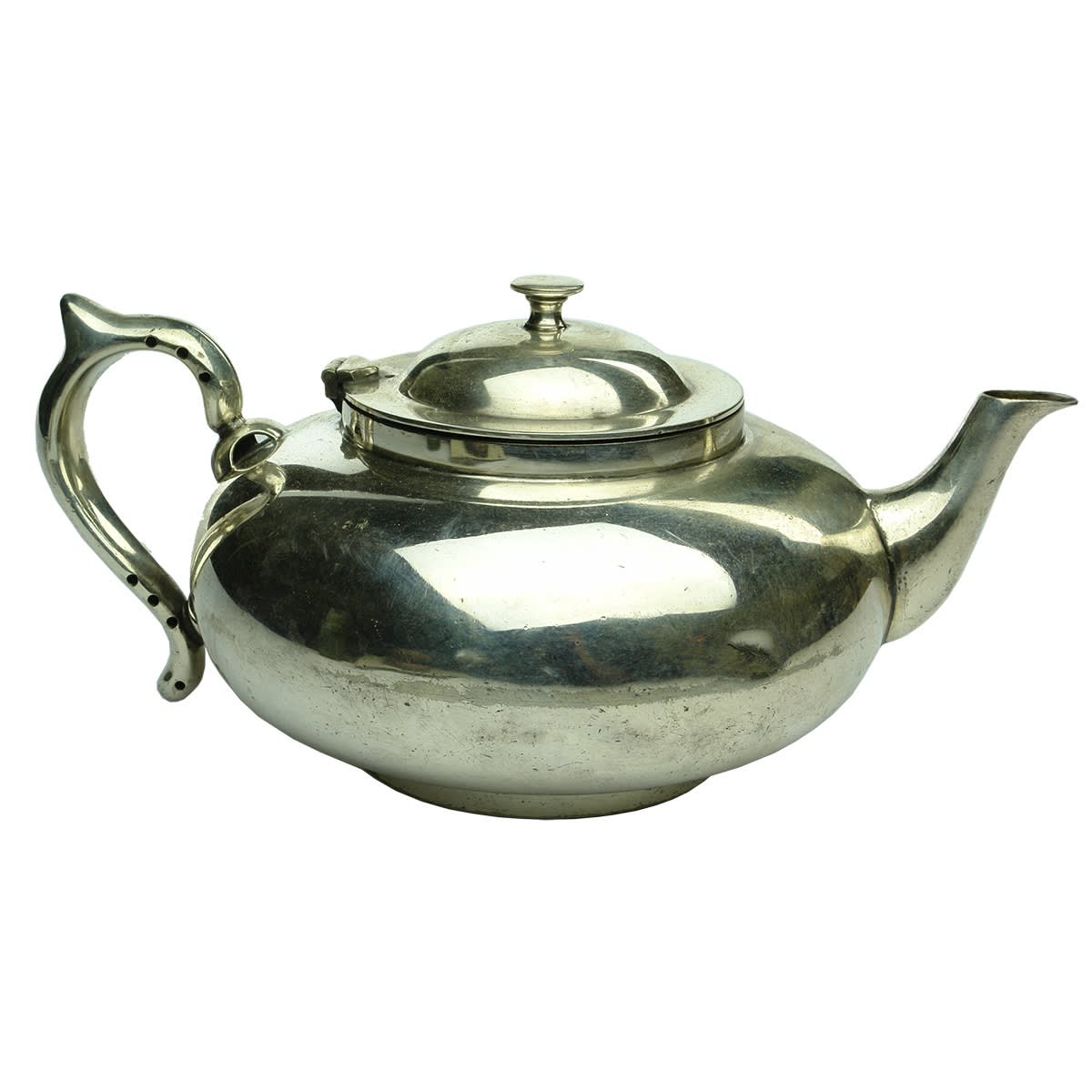 Metalware. EPNS Robur Tea Co Ltd Patented Teapot.