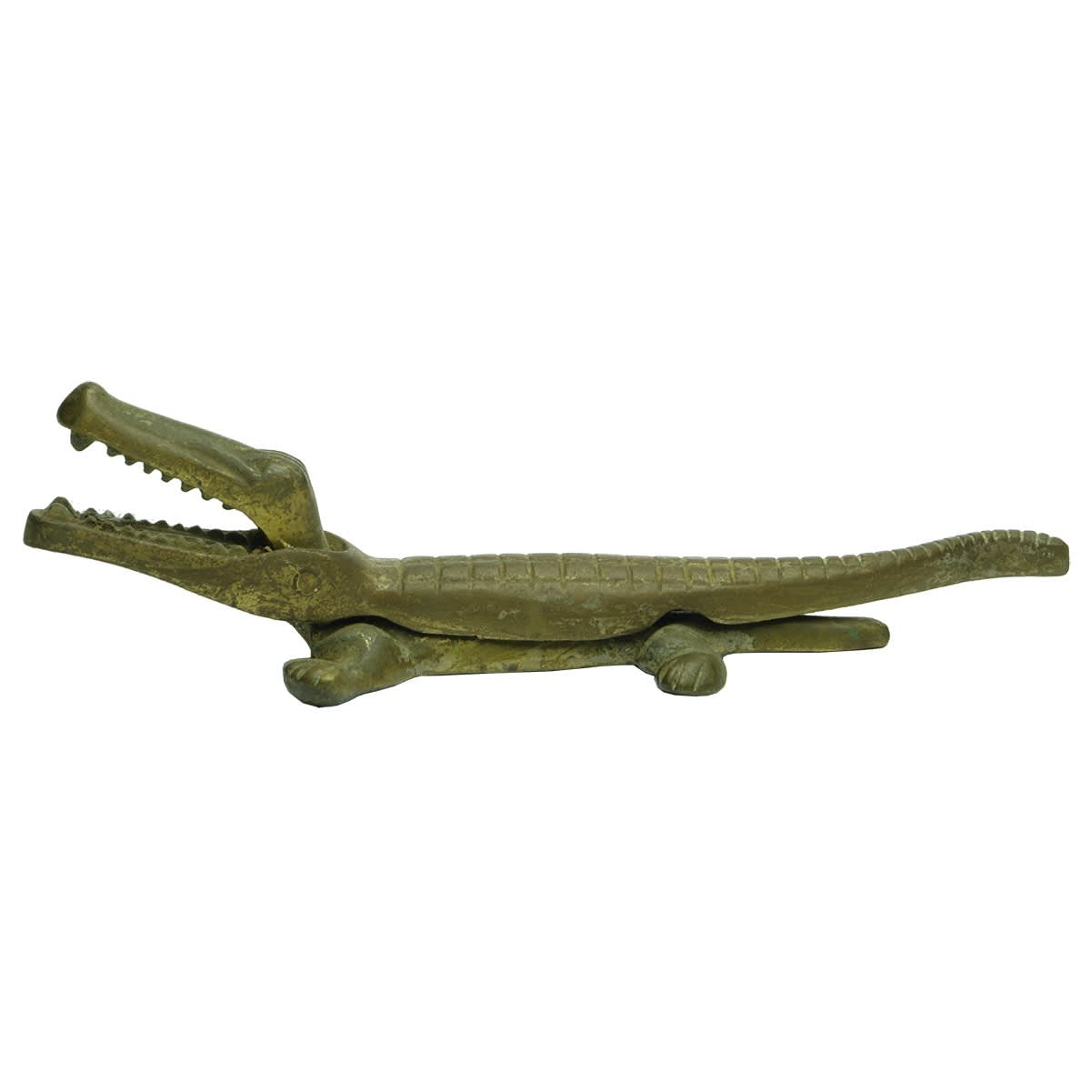 Tools. Brass Crocodile Nutcracker.