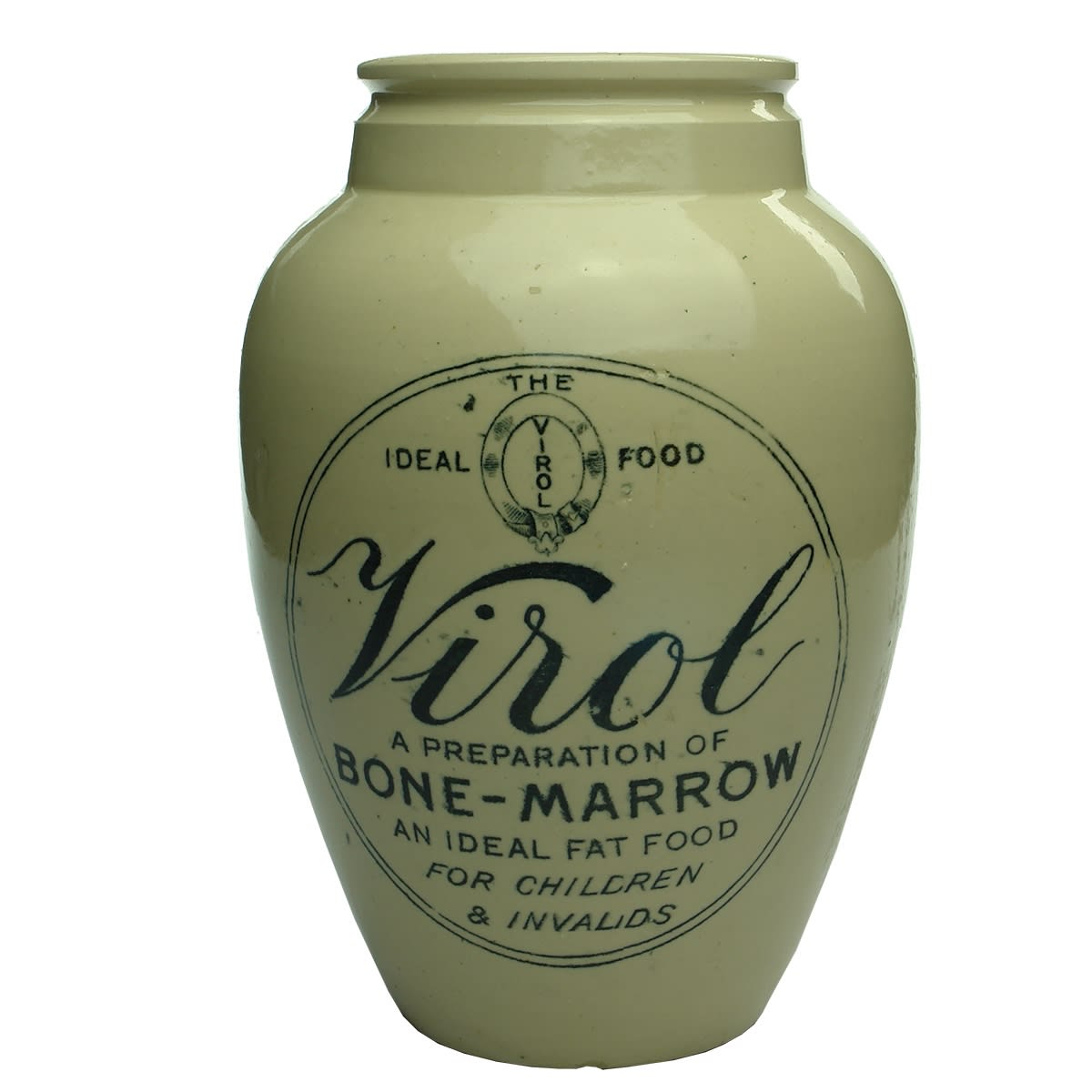 Household. Large Size Virol Jar. 225 mm. (United Kingdom)