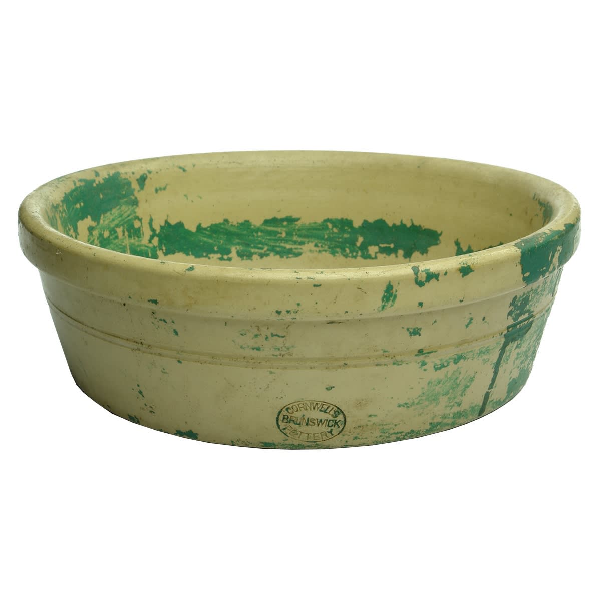 Pottery. Cornwell's Pottery, Brunswick Pickling Pan. (Victoria)