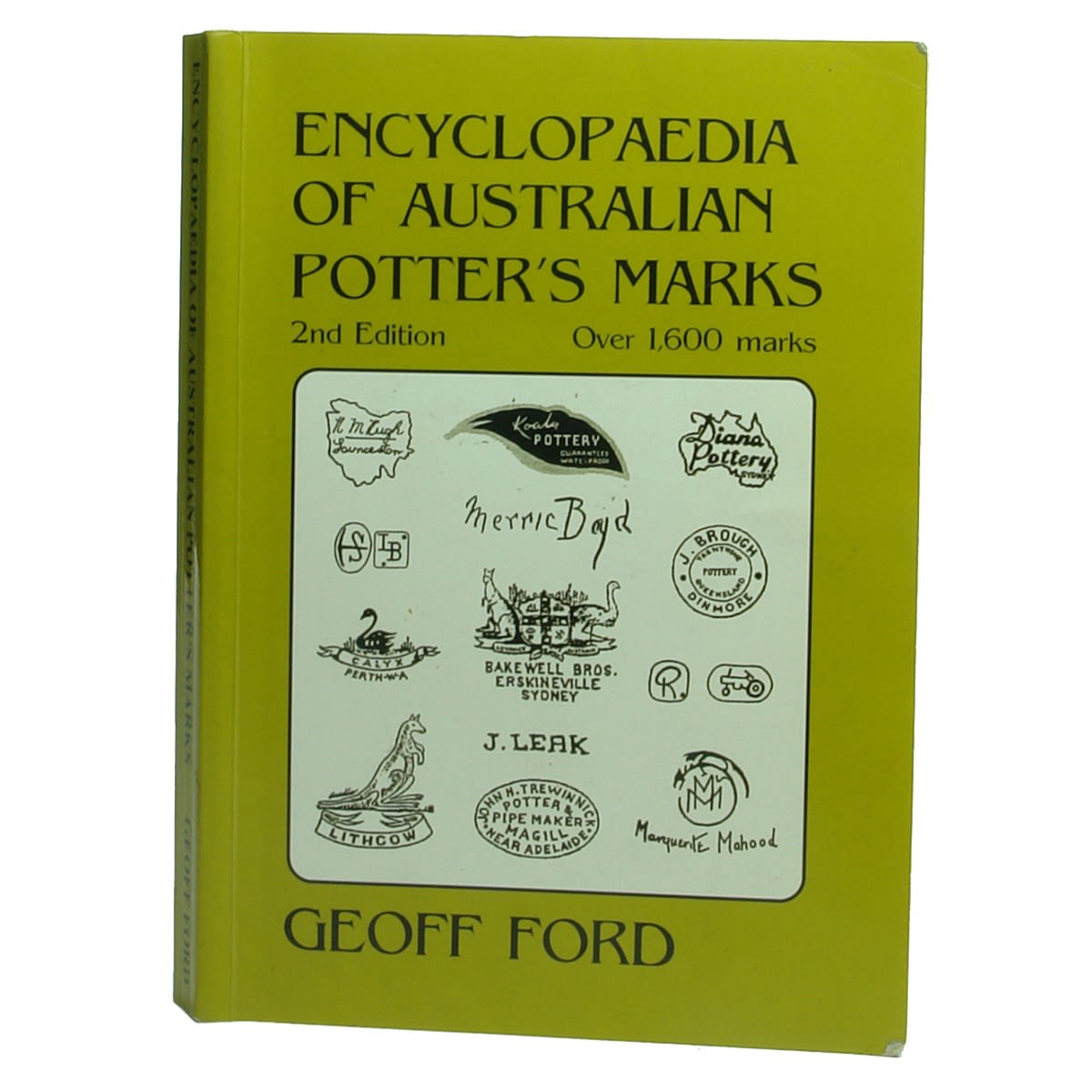 Books. Encyclopaedia of Australian Potter's marks, 2nd Edition, Over 1,600 marks, by Geoff Ford.