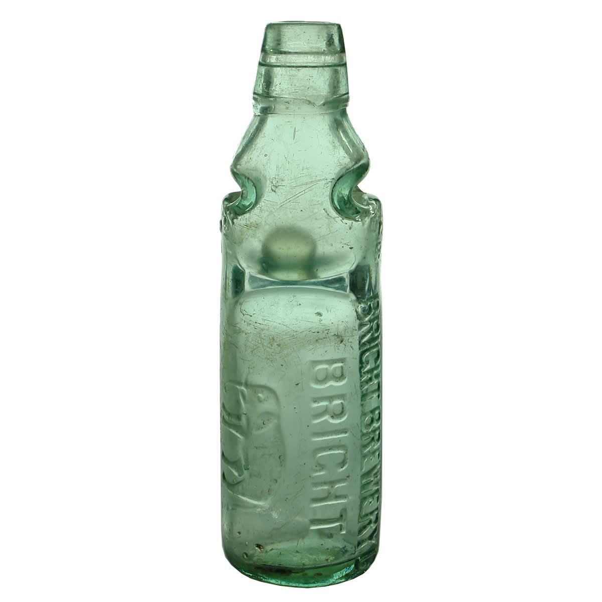 Reliance Patent marble Bottle. Bright Brewery Co. Elephant. 6 oz. (Victoria)