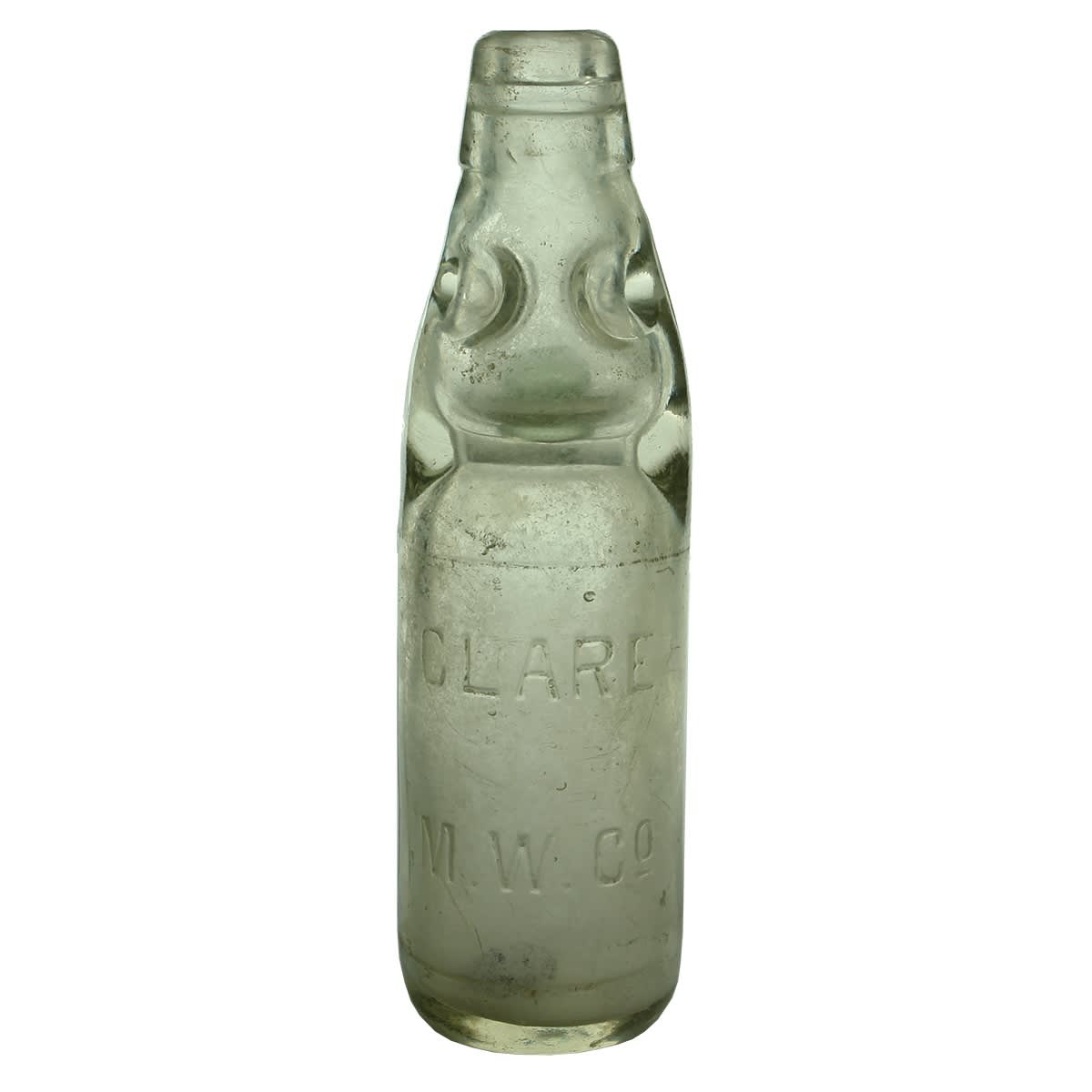 Codd. Clare M. W. Co. Clear. Dobson. 6 oz. (South Australia)