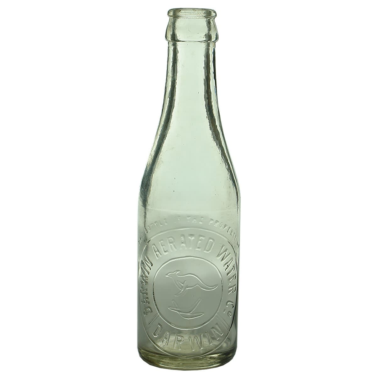 Crown Seal. Darwin Aerated Water Co. Champagne. Clear. 6 oz. (Northern Territory)