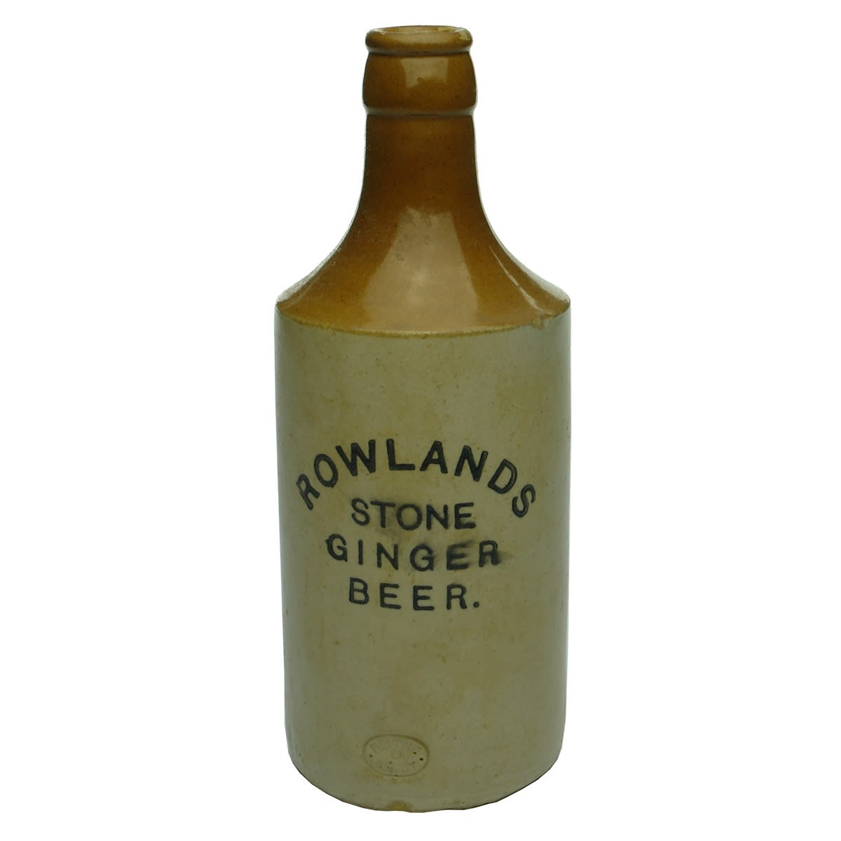 Ginger Beer. Rowlands, North Fremantle. Crown Seal. Dump. Tan Top. (Western Australia)