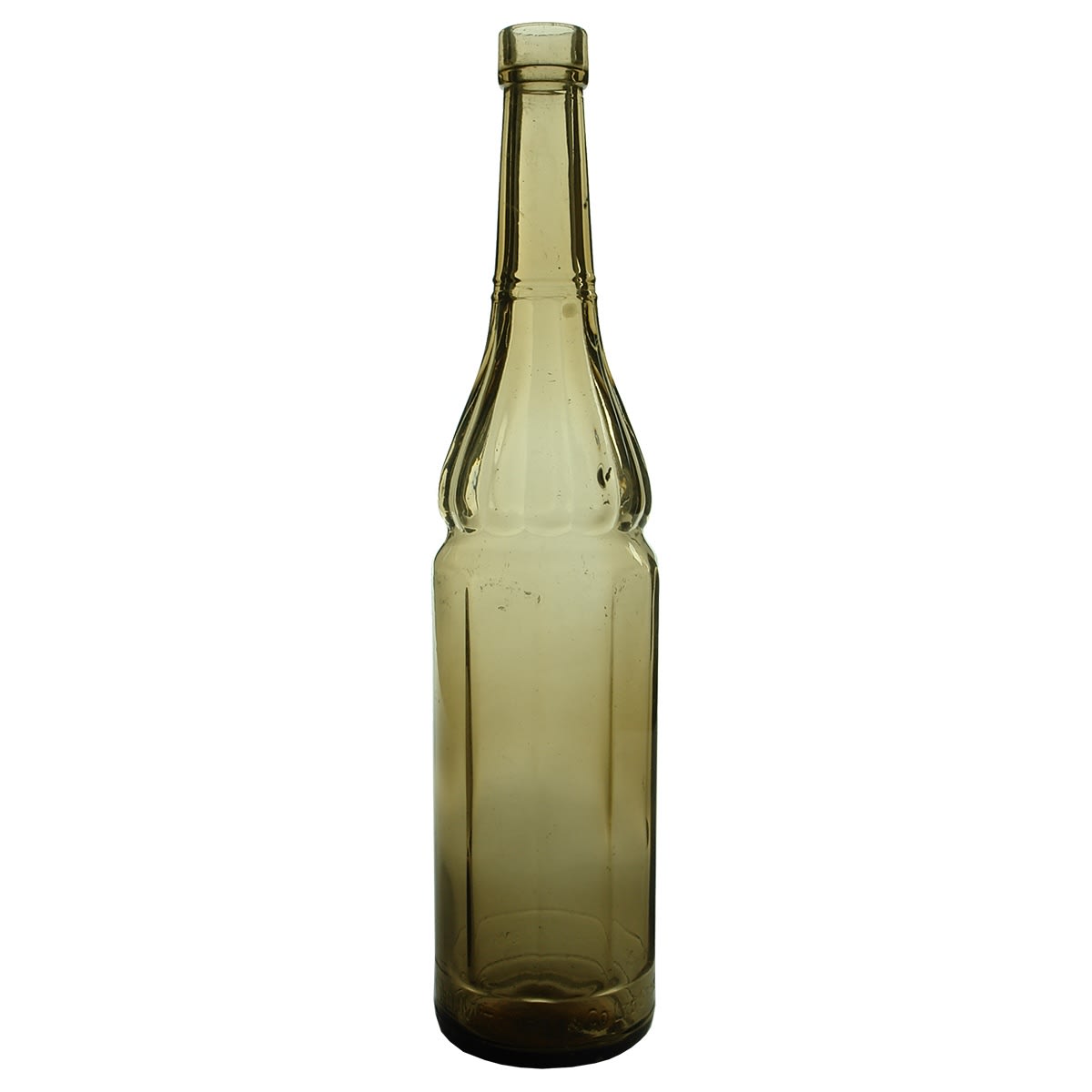 Vinegar or Cordial. D. Mitchell & Co Ltd., Sydney. Fancy shape. Zapped amber colour. (New South Wales)