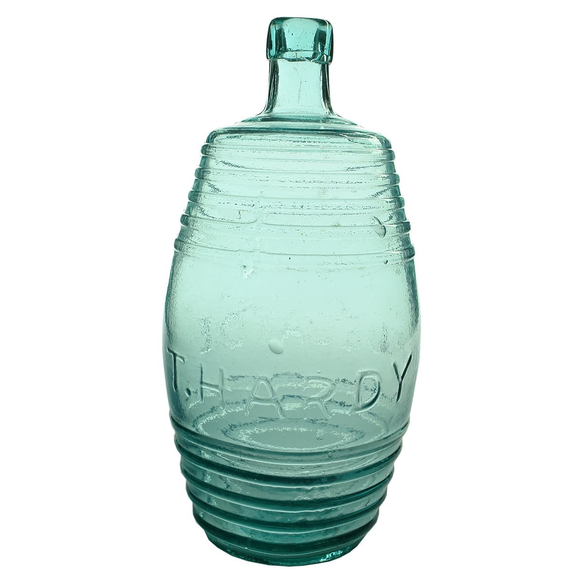 Wine. T. Hardy, Adelaide. Barrel. Aqua. 1/2 Gallon. (South Australia)