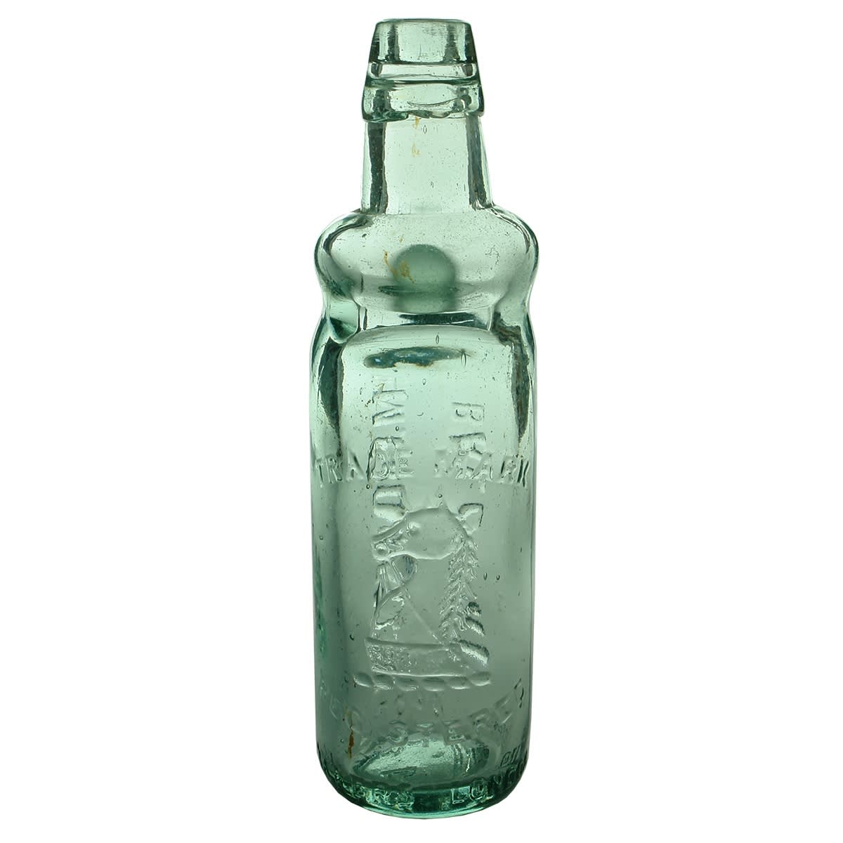 Codd. R. M. Goodfellow, Ballarat. Bulge type. Kilner Bros. Aqua. 10 oz. (Victoria)