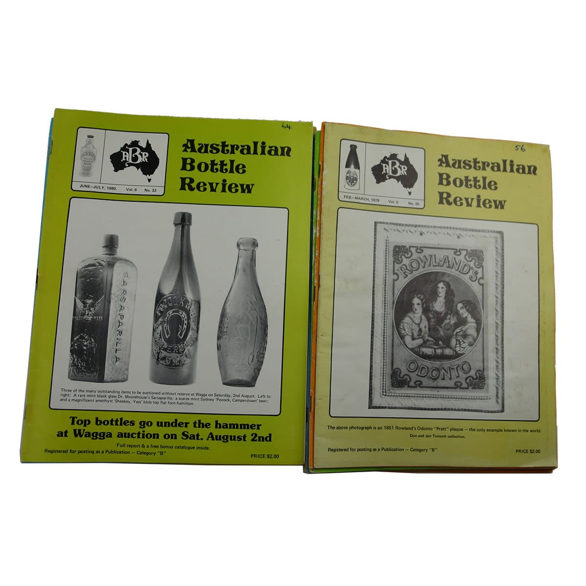 18 Copies of Australian Bottle Review. 1979 - 1982