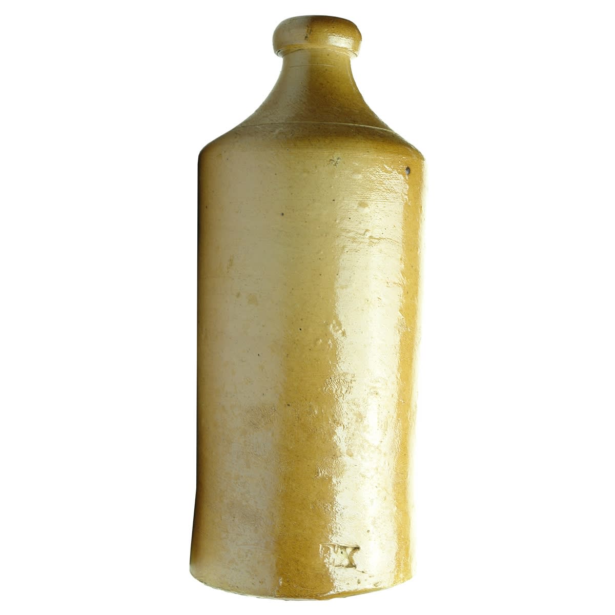 Large Stoneware Ginger Beer? EX stamped low to one side.