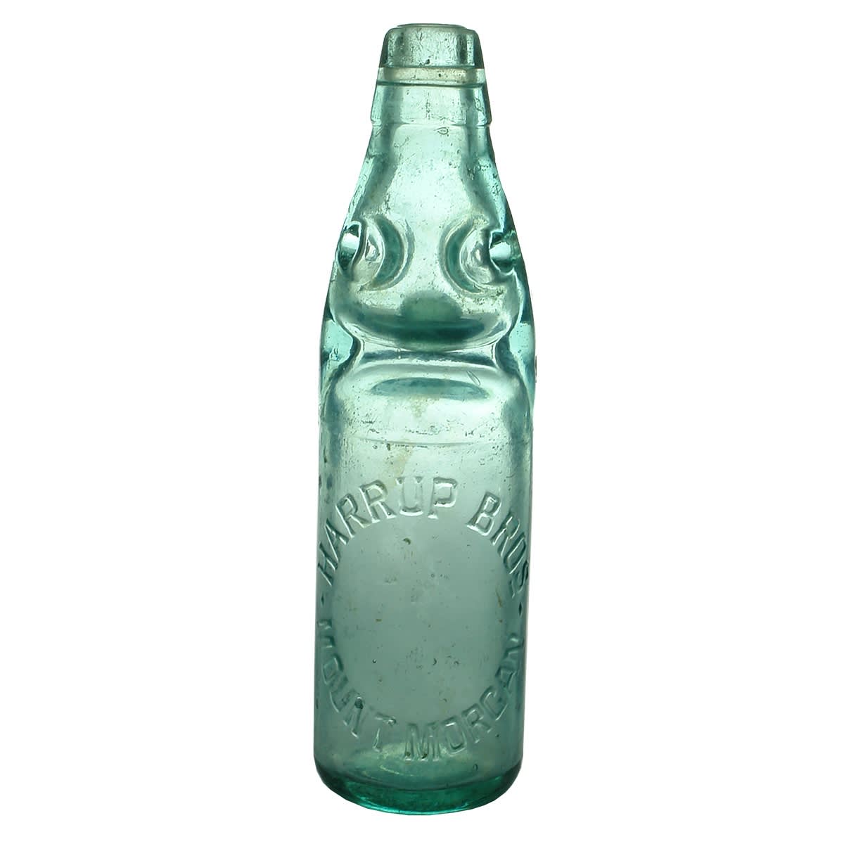 Codd. Harrup Bros., Mount Morgan. Aqua. Dobson. 10 oz. (Queensland)