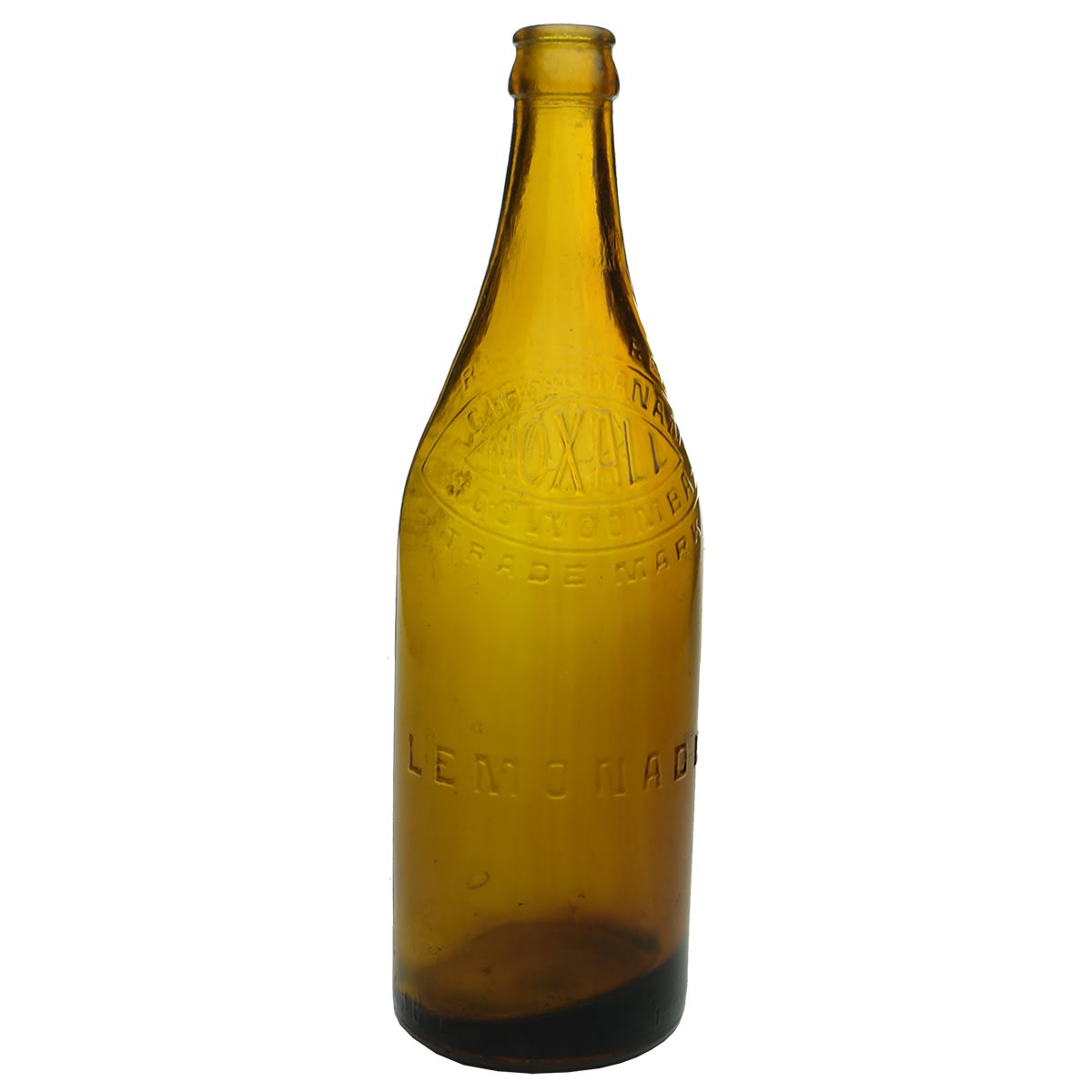 Crown Seal. G. H. Buchanan, Toowoomba. Noxall. Lemonade. Amber. 24 oz. (Queensland)