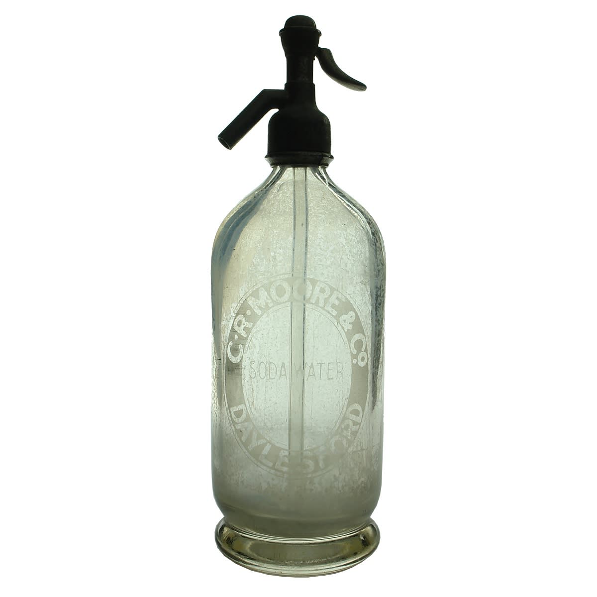 Soda Syphon. C. R. Moore & Co, Daylesford. Soda Water. No back print. (Victoria)