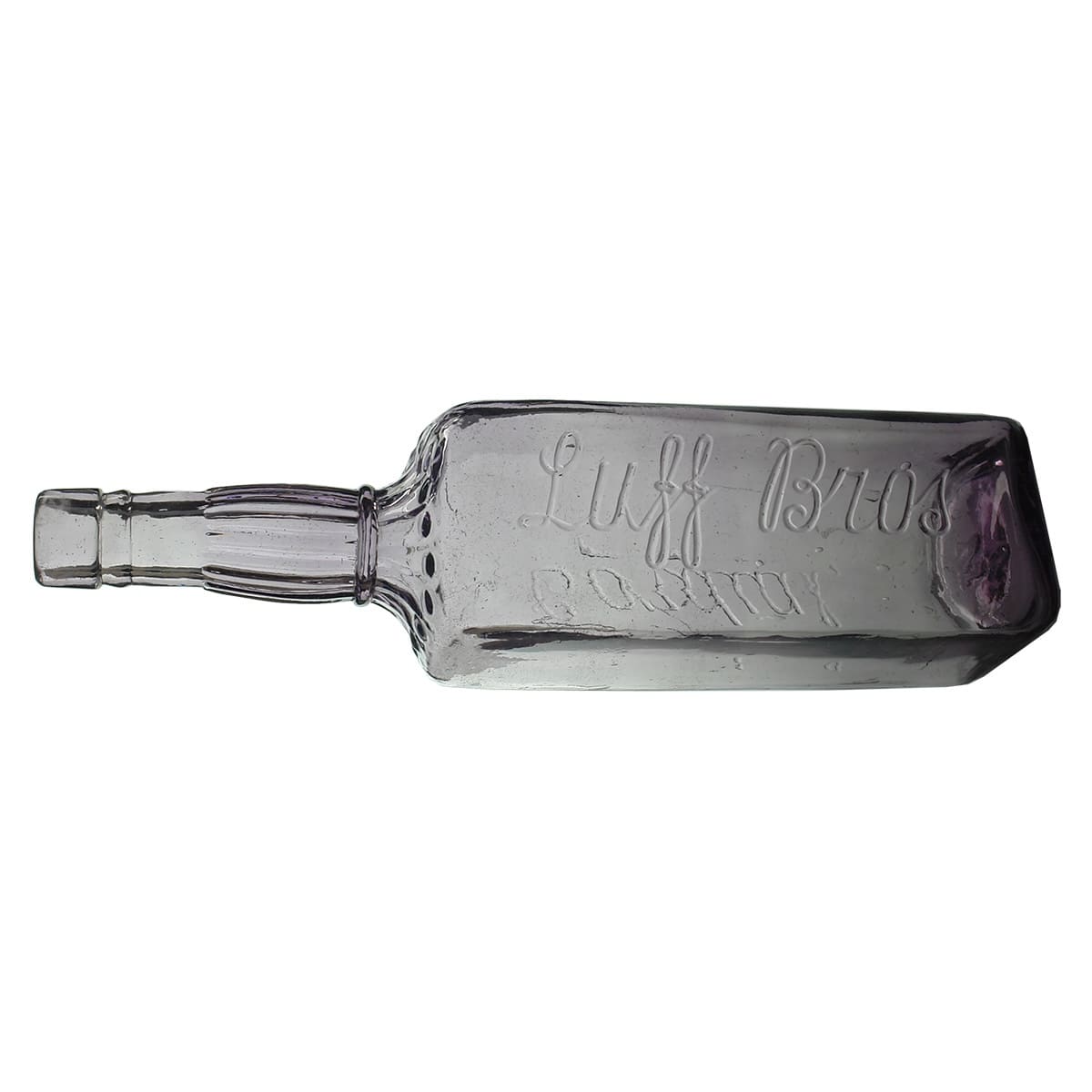 Cordial. Luff Bros. Amethyst. 26 oz. (Adelaide, South Australia)