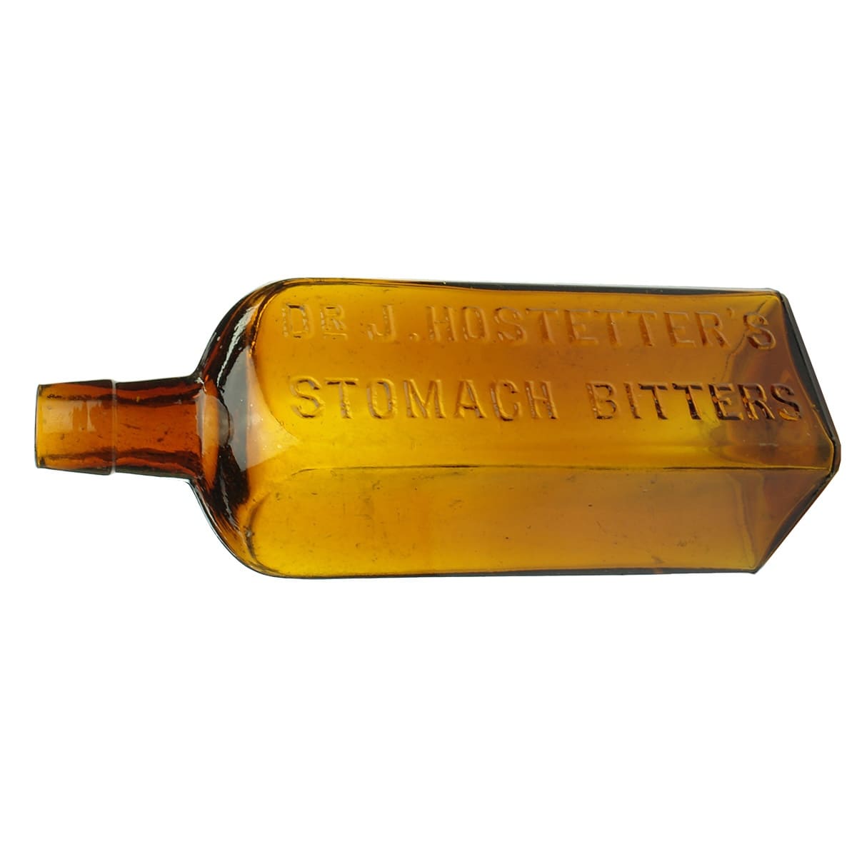 Bitters. Dr. J. Hostetter's Stomach Bitters. Amber. 20 oz.