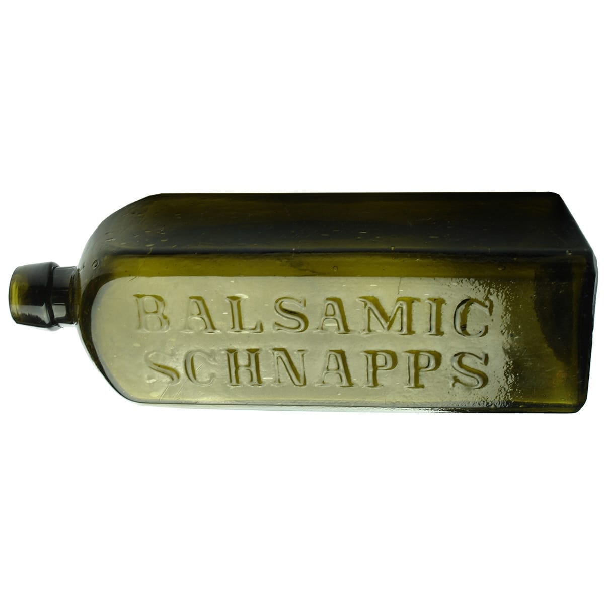 Schnapps. Balsamic Schnapps. Olive Green. 26 oz.