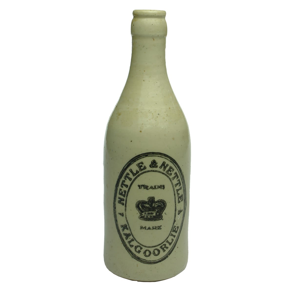 Ginger Beer. Nettle & Nettle, Kalgoorlie. Champagne. Crown Seal. All White. (Western Australia)